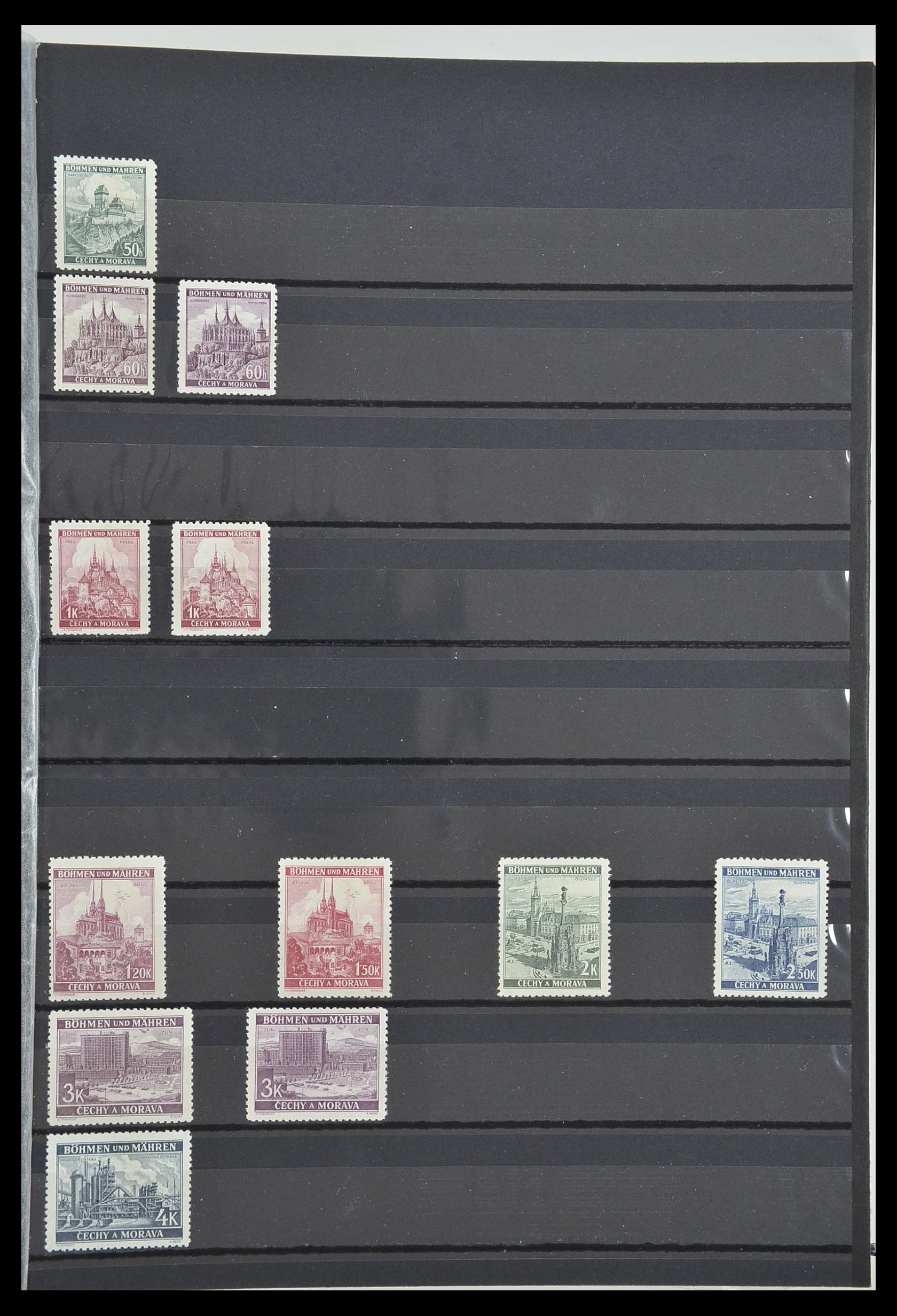 33553 042 - Postzegelverzameling 33553 Duitse gebieden en bezettingen 1939-1948.