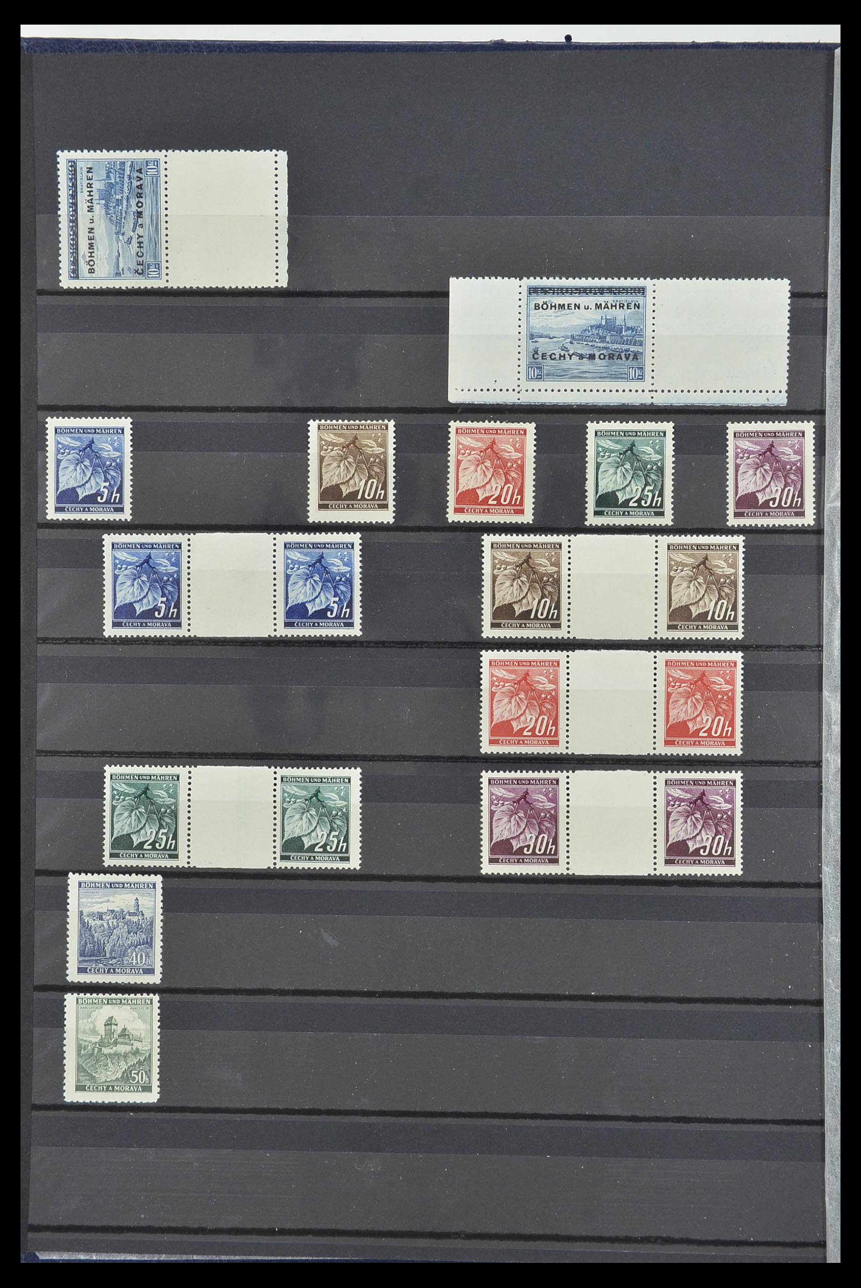 33553 043 - Postzegelverzameling 33553 Duitse gebieden en bezettingen 1939-1948.