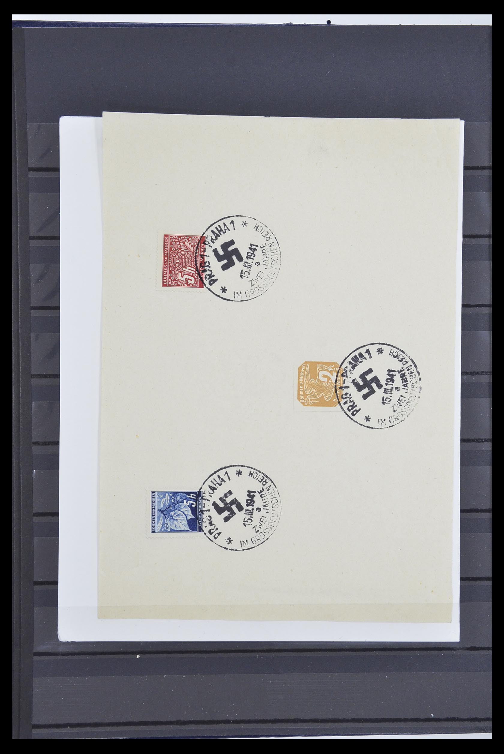33553 050 - Postzegelverzameling 33553 Duitse gebieden en bezettingen 1939-1948.