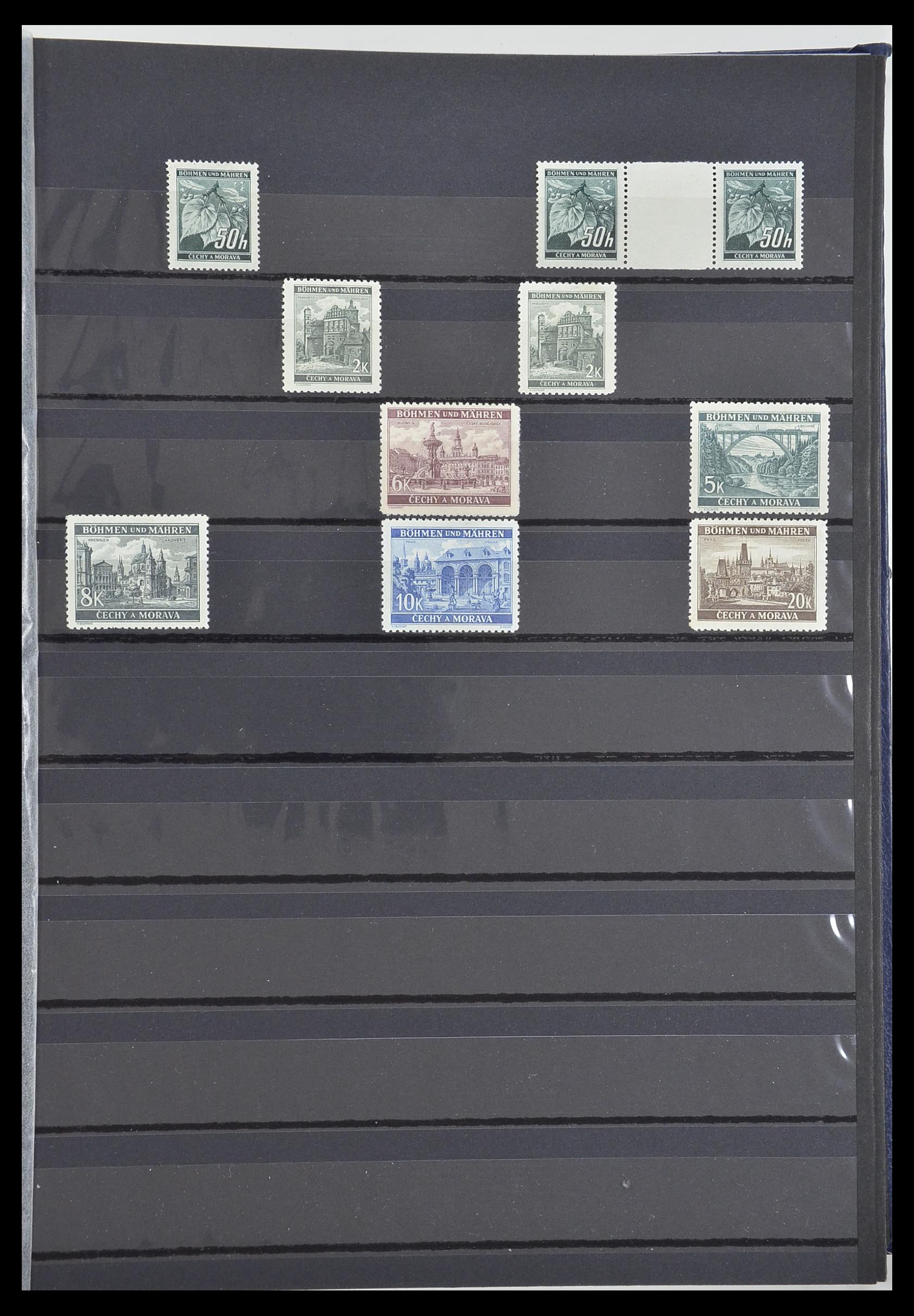 33553 054 - Postzegelverzameling 33553 Duitse gebieden en bezettingen 1939-1948.