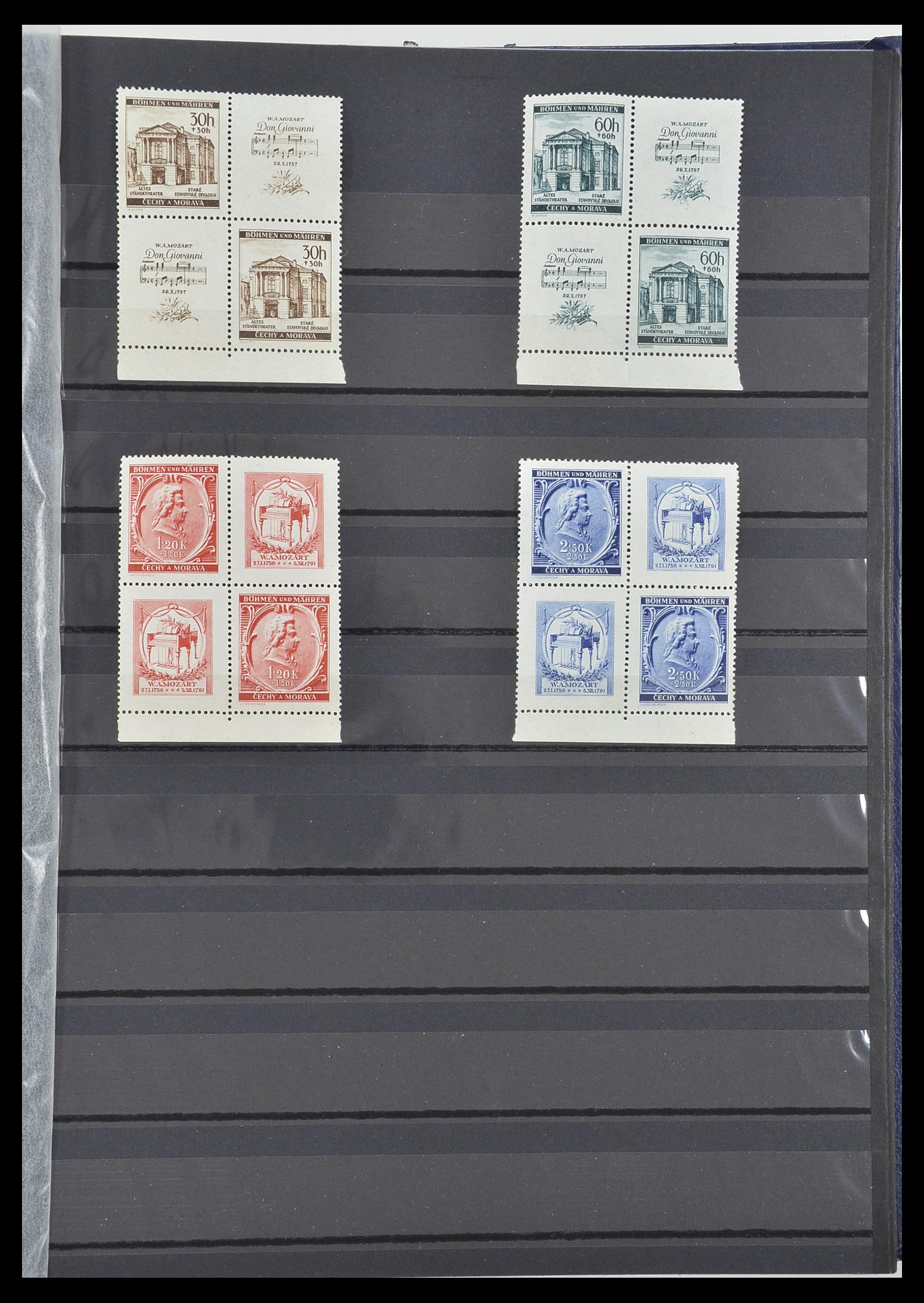 33553 061 - Postzegelverzameling 33553 Duitse gebieden en bezettingen 1939-1948.