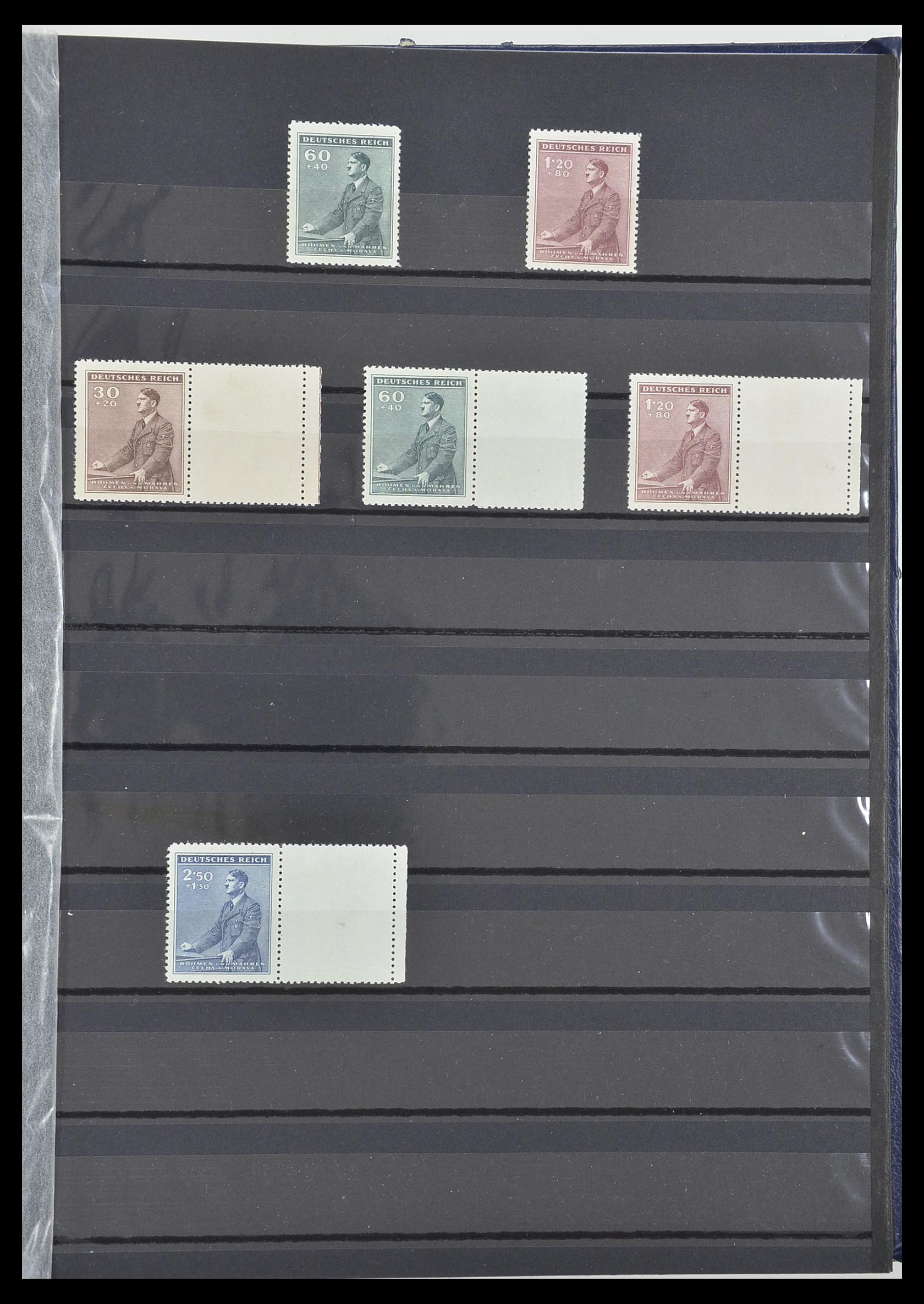 33553 062 - Postzegelverzameling 33553 Duitse gebieden en bezettingen 1939-1948.
