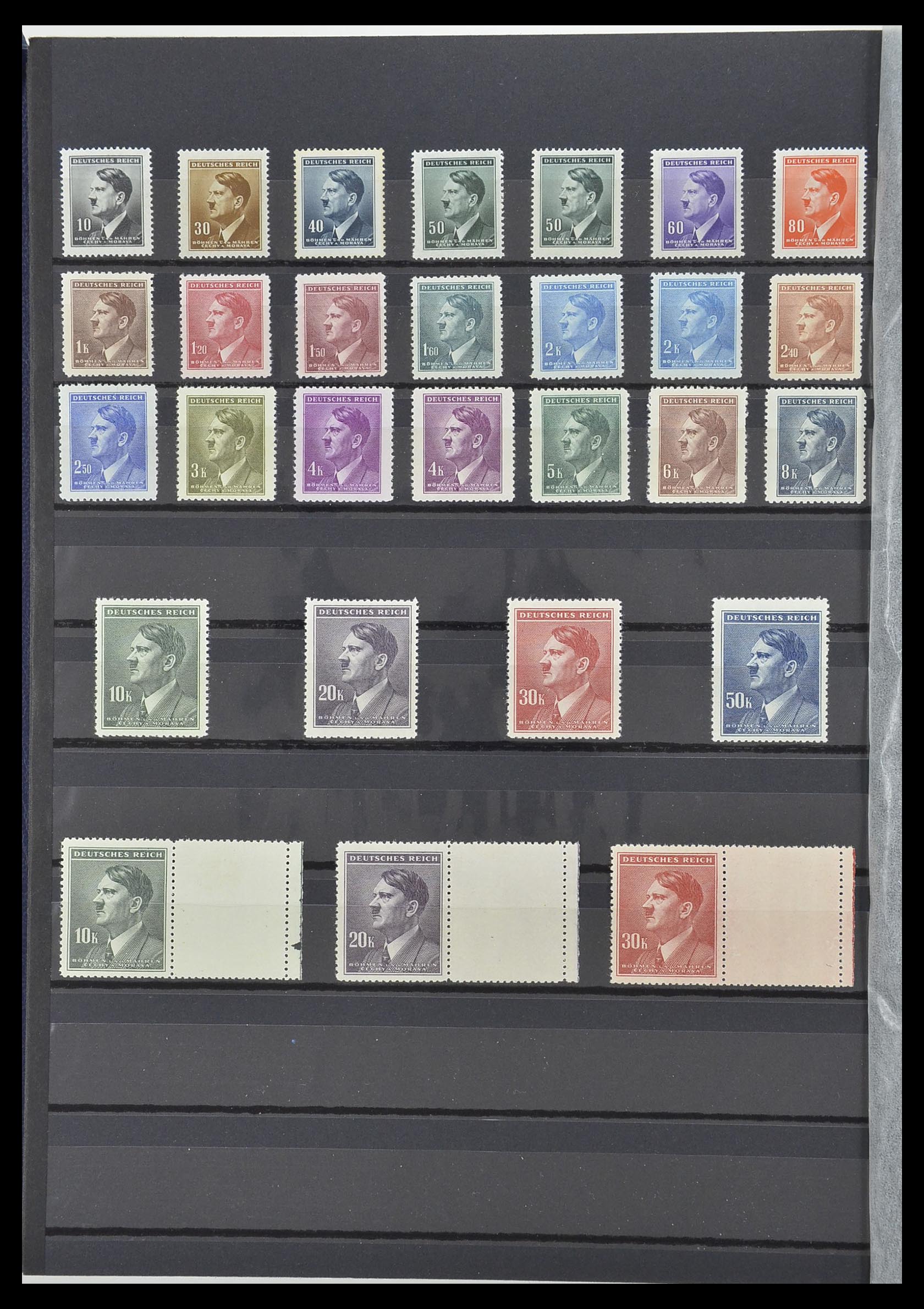 33553 064 - Postzegelverzameling 33553 Duitse gebieden en bezettingen 1939-1948.