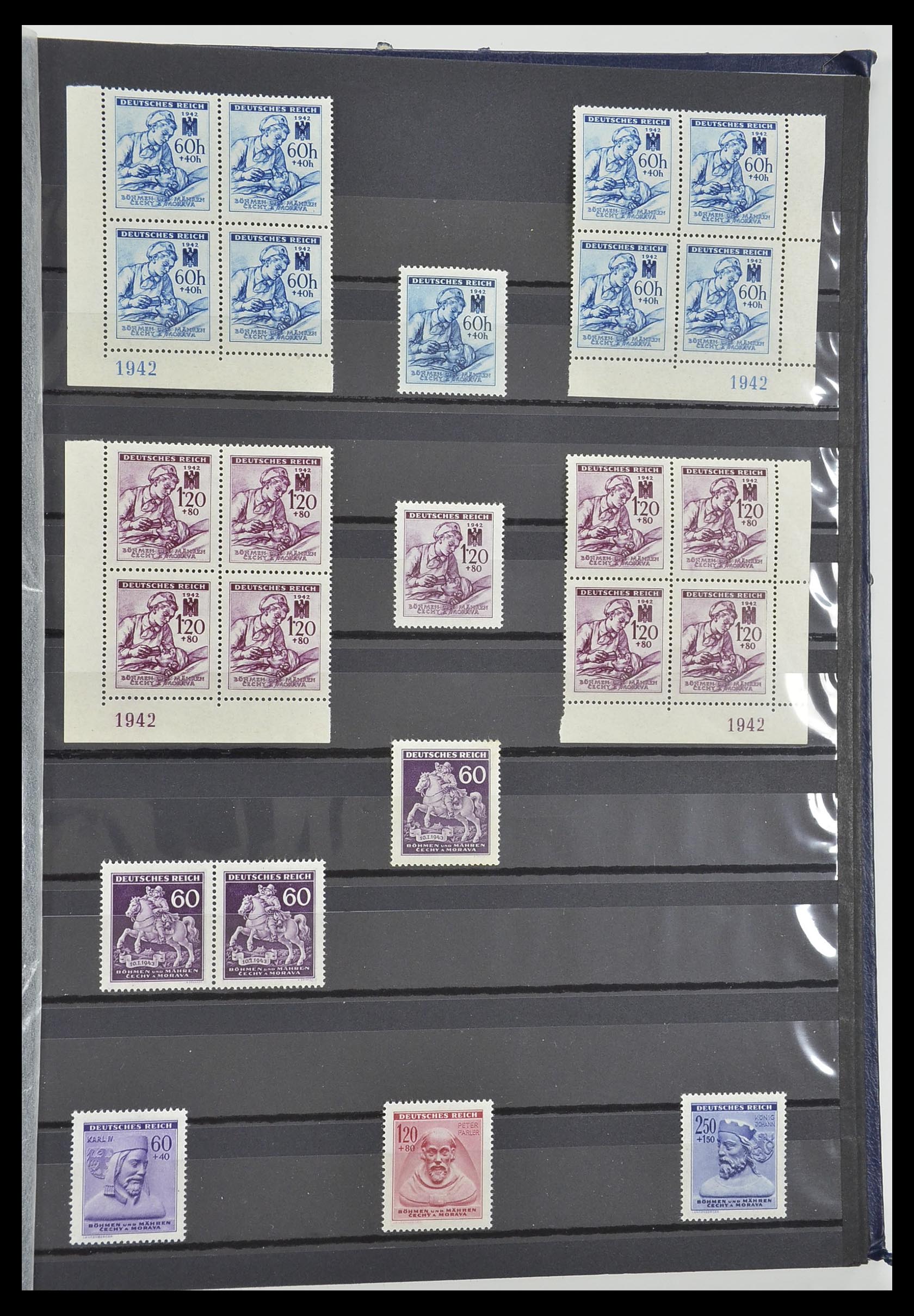 33553 066 - Postzegelverzameling 33553 Duitse gebieden en bezettingen 1939-1948.
