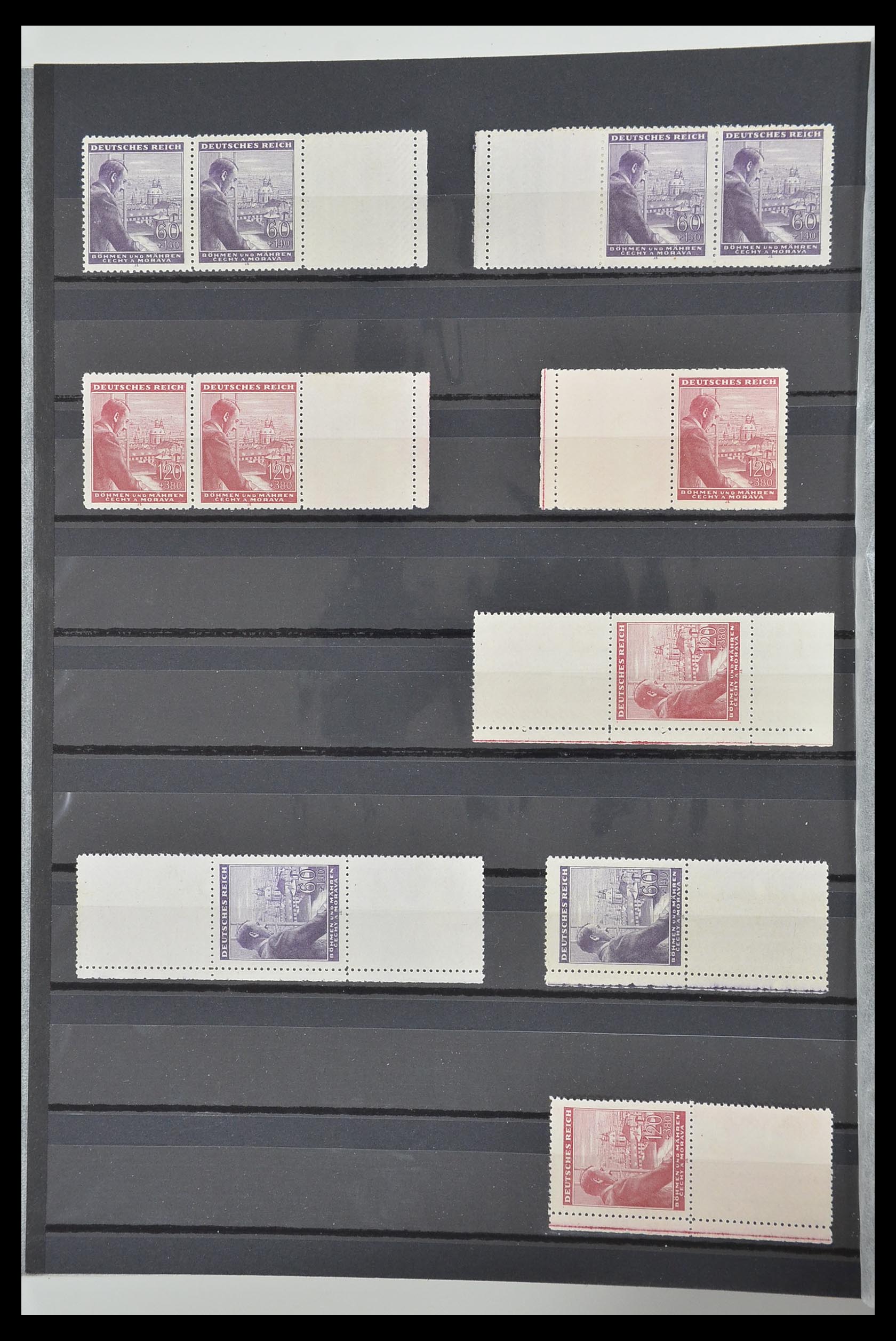 33553 070 - Postzegelverzameling 33553 Duitse gebieden en bezettingen 1939-1948.