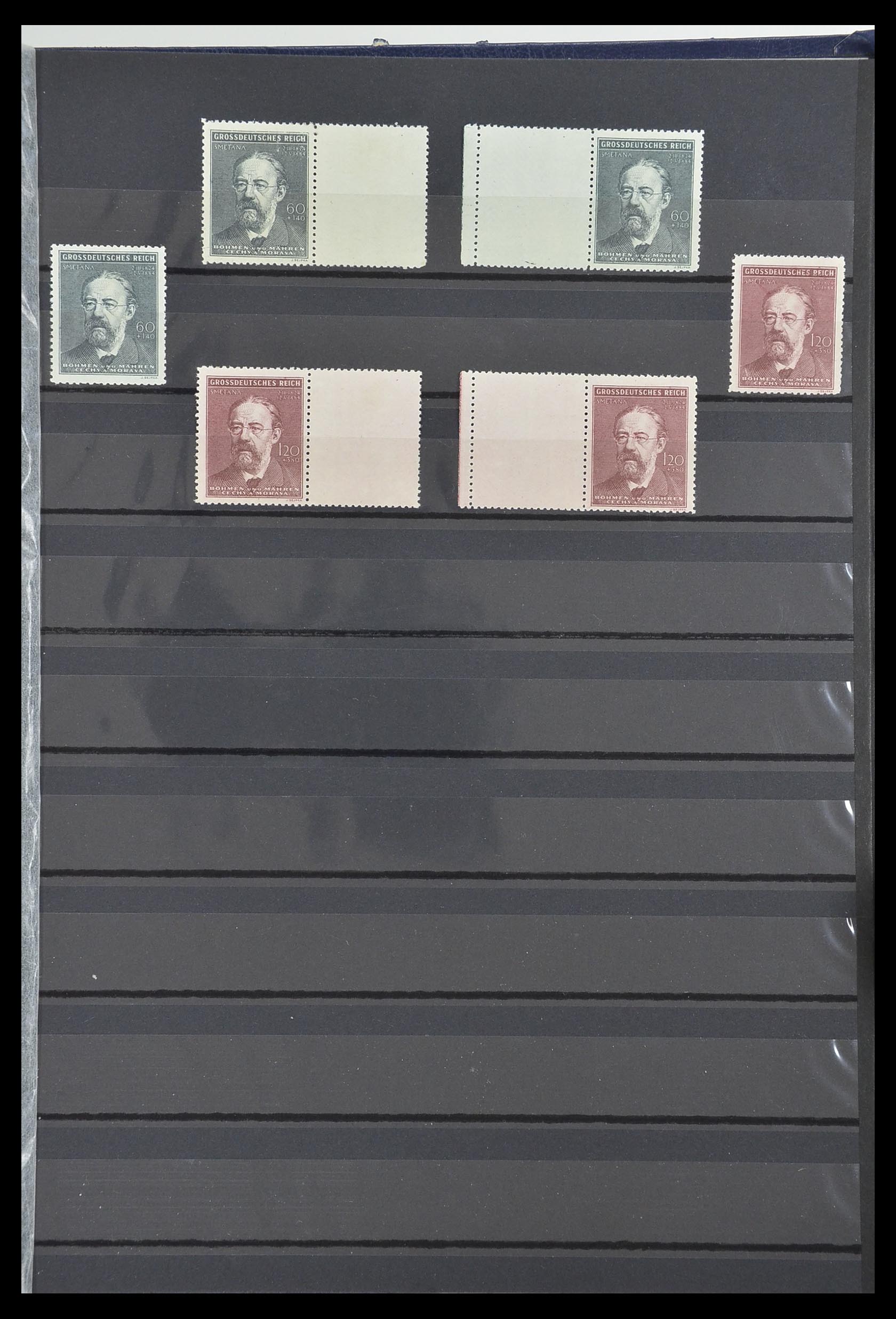 33553 072 - Postzegelverzameling 33553 Duitse gebieden en bezettingen 1939-1948.