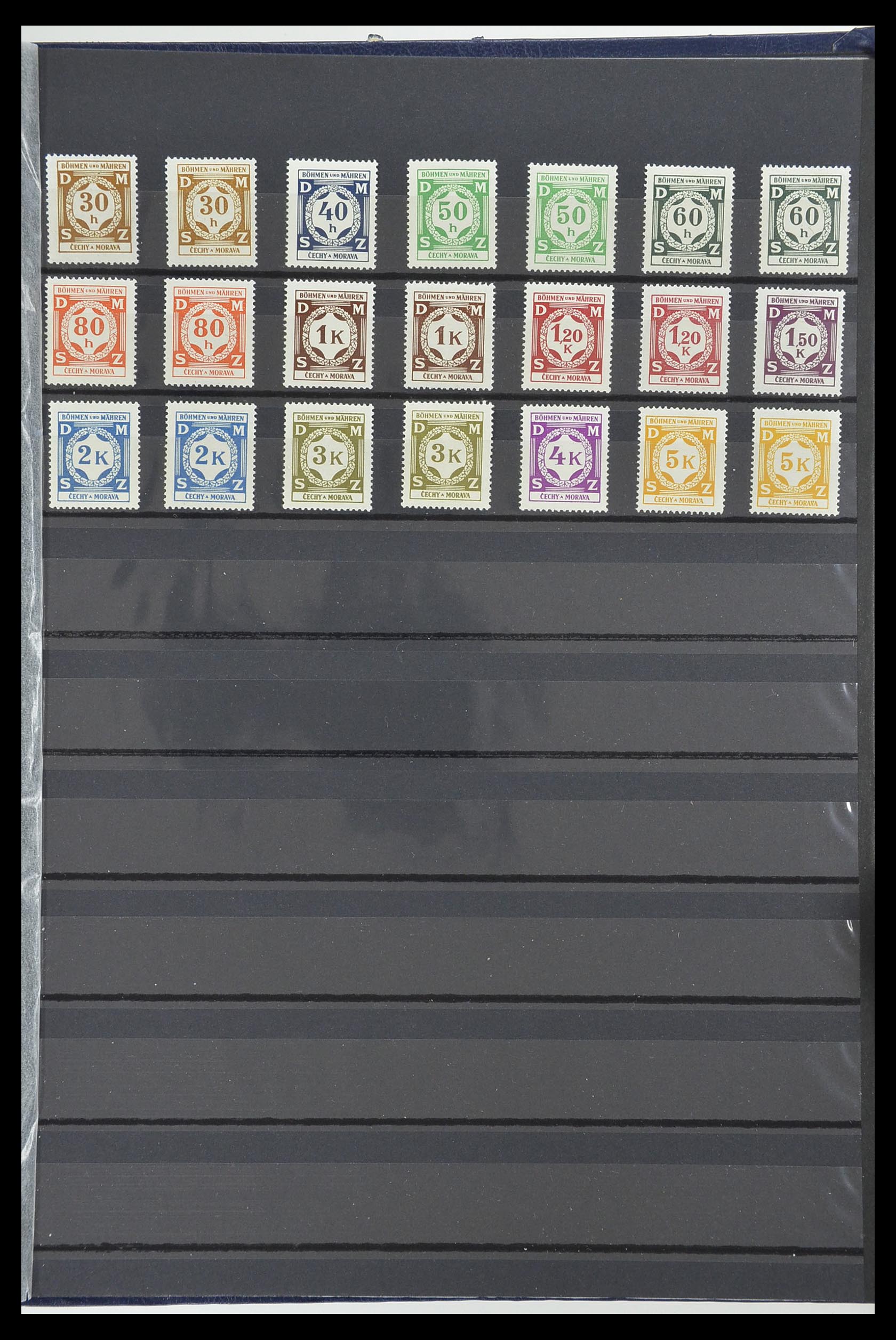 33553 074 - Postzegelverzameling 33553 Duitse gebieden en bezettingen 1939-1948.