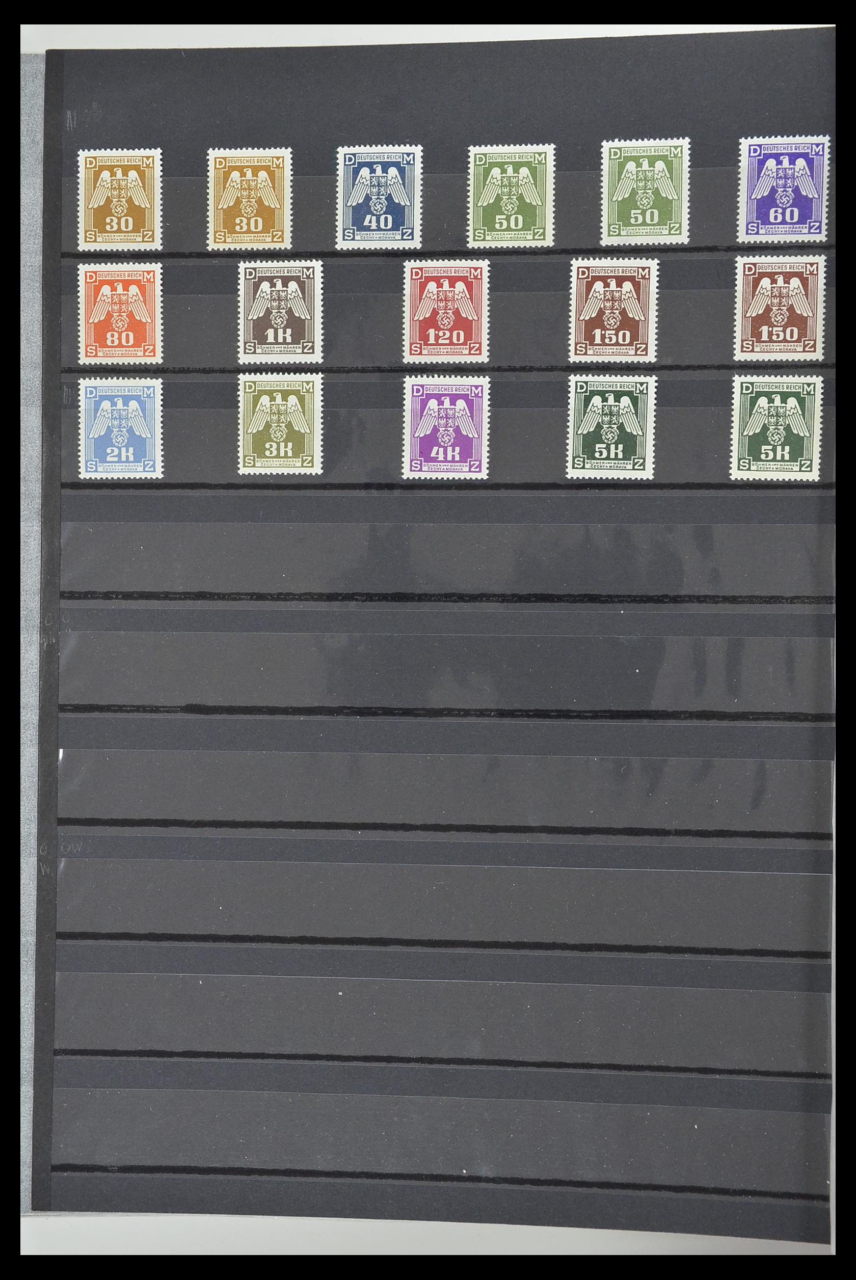 33553 076 - Postzegelverzameling 33553 Duitse gebieden en bezettingen 1939-1948.