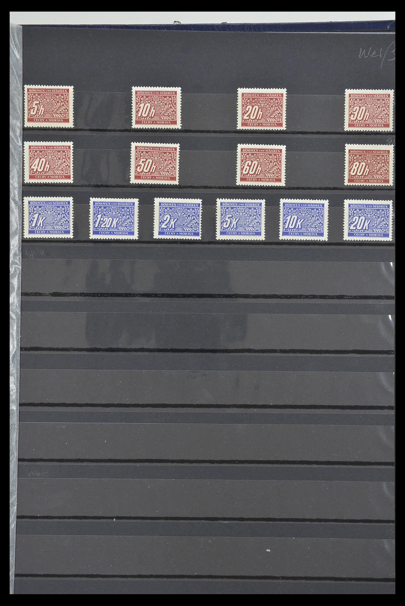 33553 077 - Postzegelverzameling 33553 Duitse gebieden en bezettingen 1939-1948.