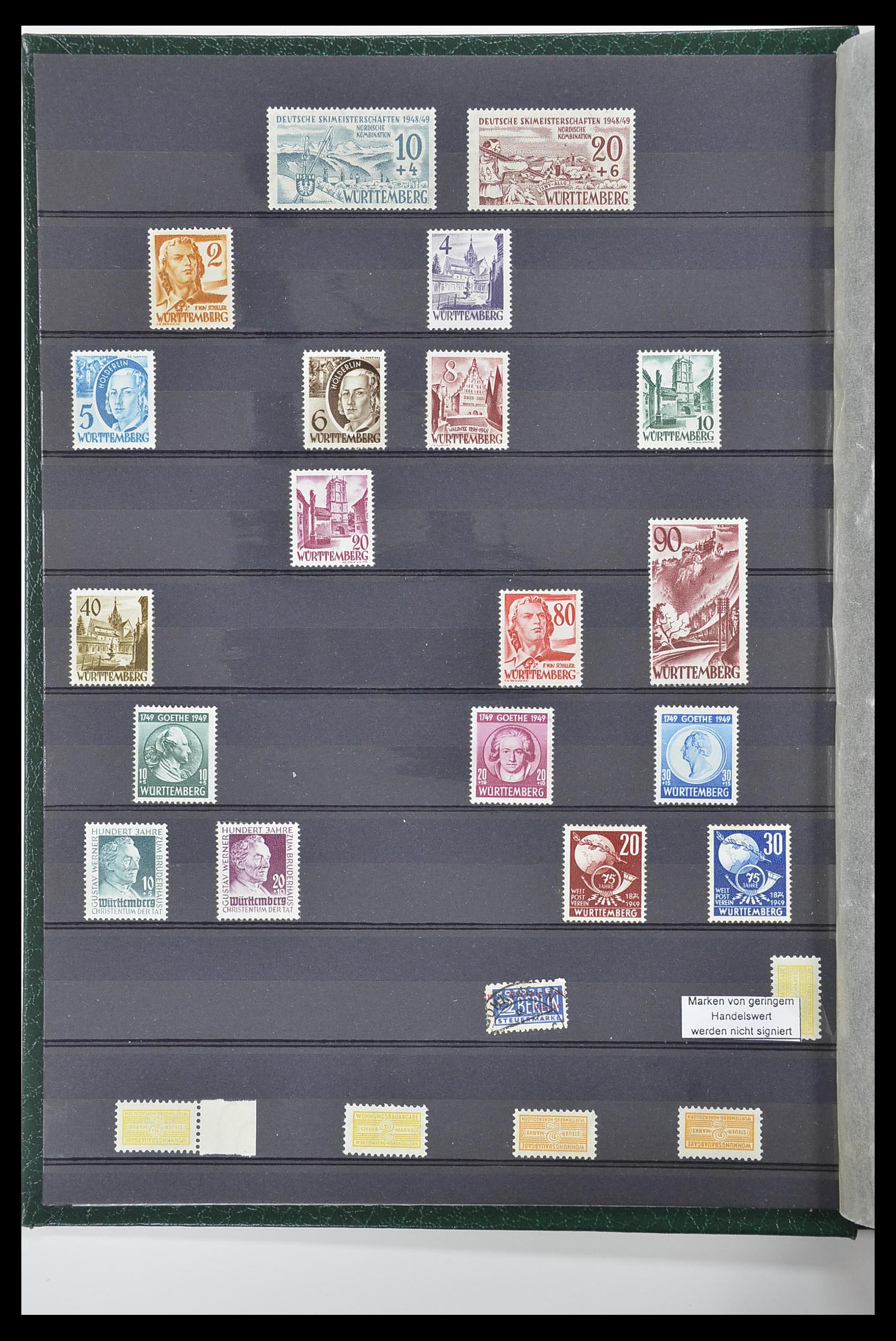 33553 082 - Postzegelverzameling 33553 Duitse gebieden en bezettingen 1939-1948.
