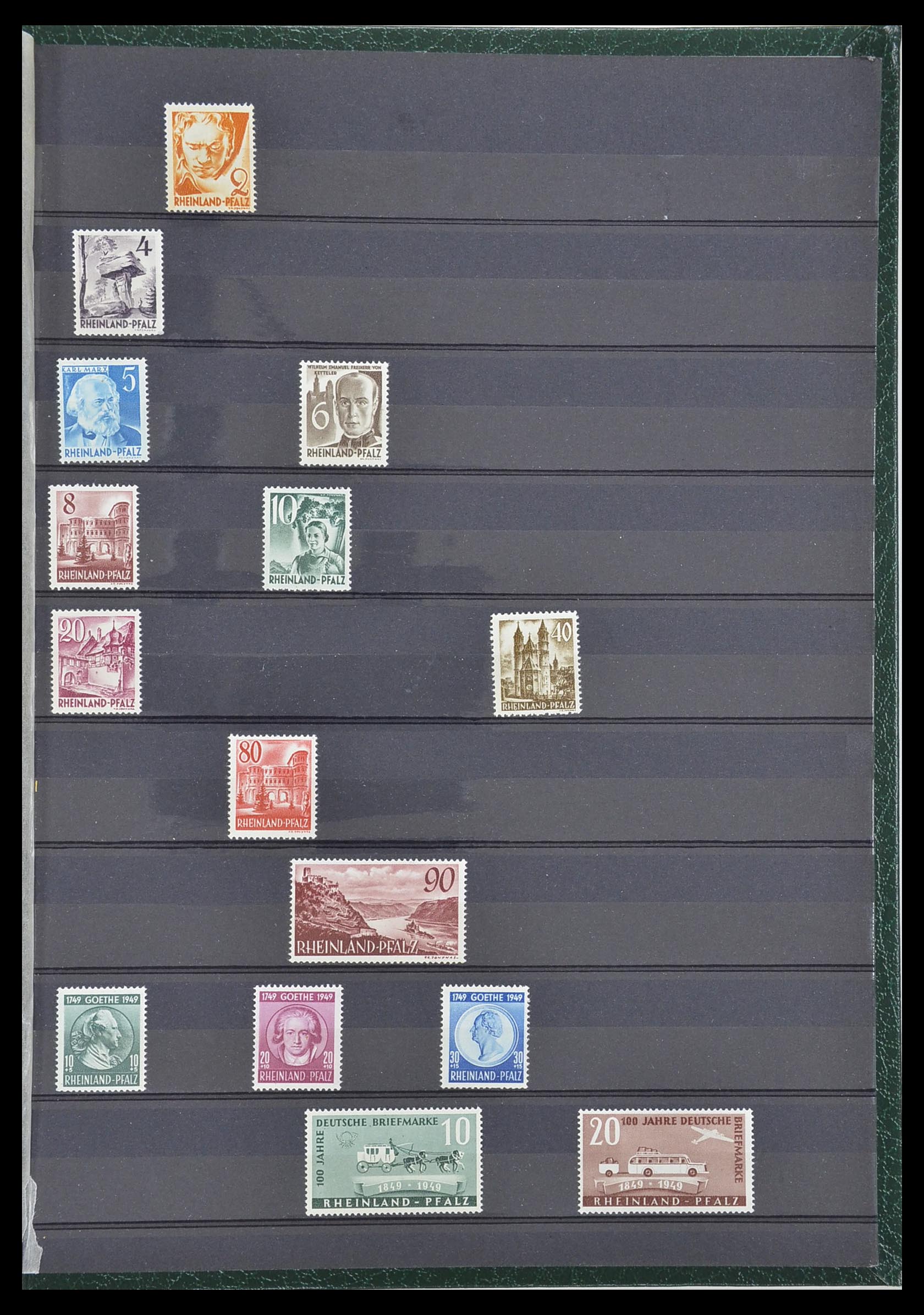 33553 084 - Postzegelverzameling 33553 Duitse gebieden en bezettingen 1939-1948.