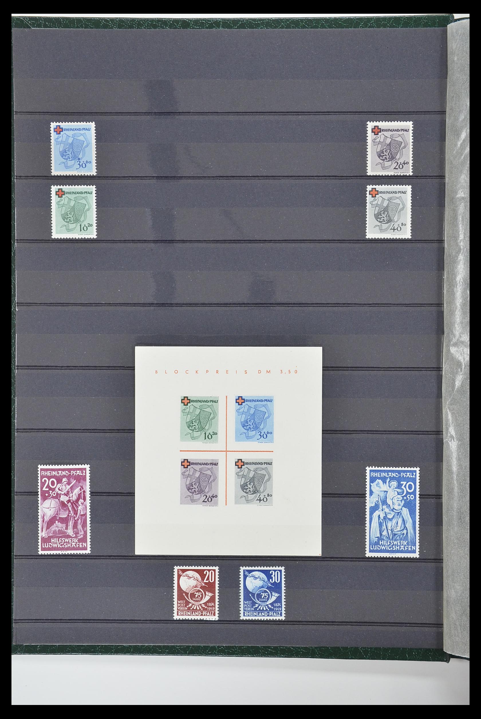 33553 086 - Postzegelverzameling 33553 Duitse gebieden en bezettingen 1939-1948.
