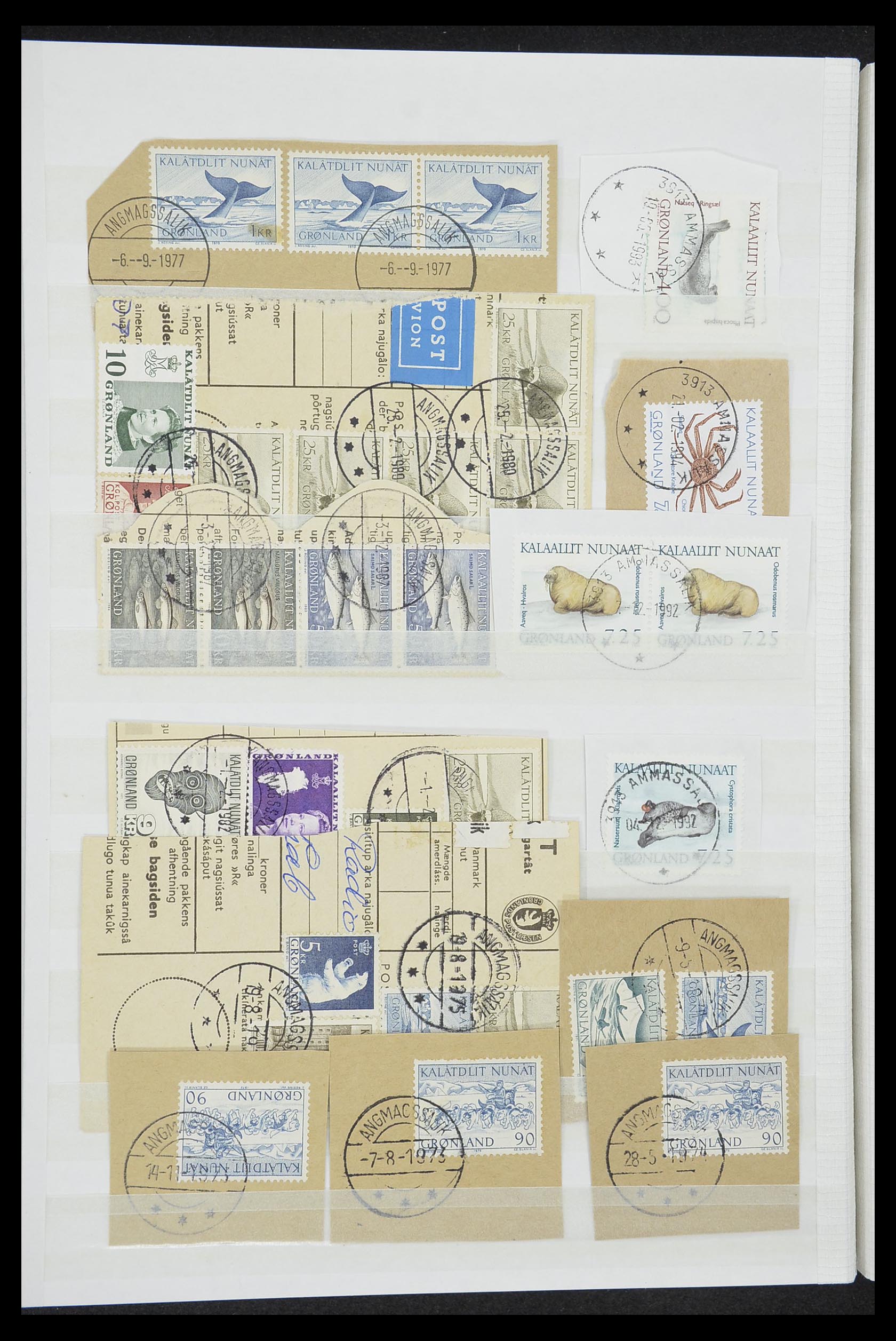 33554 032 - Postzegelverzameling 33554 Groenland stempels 1938-2000.