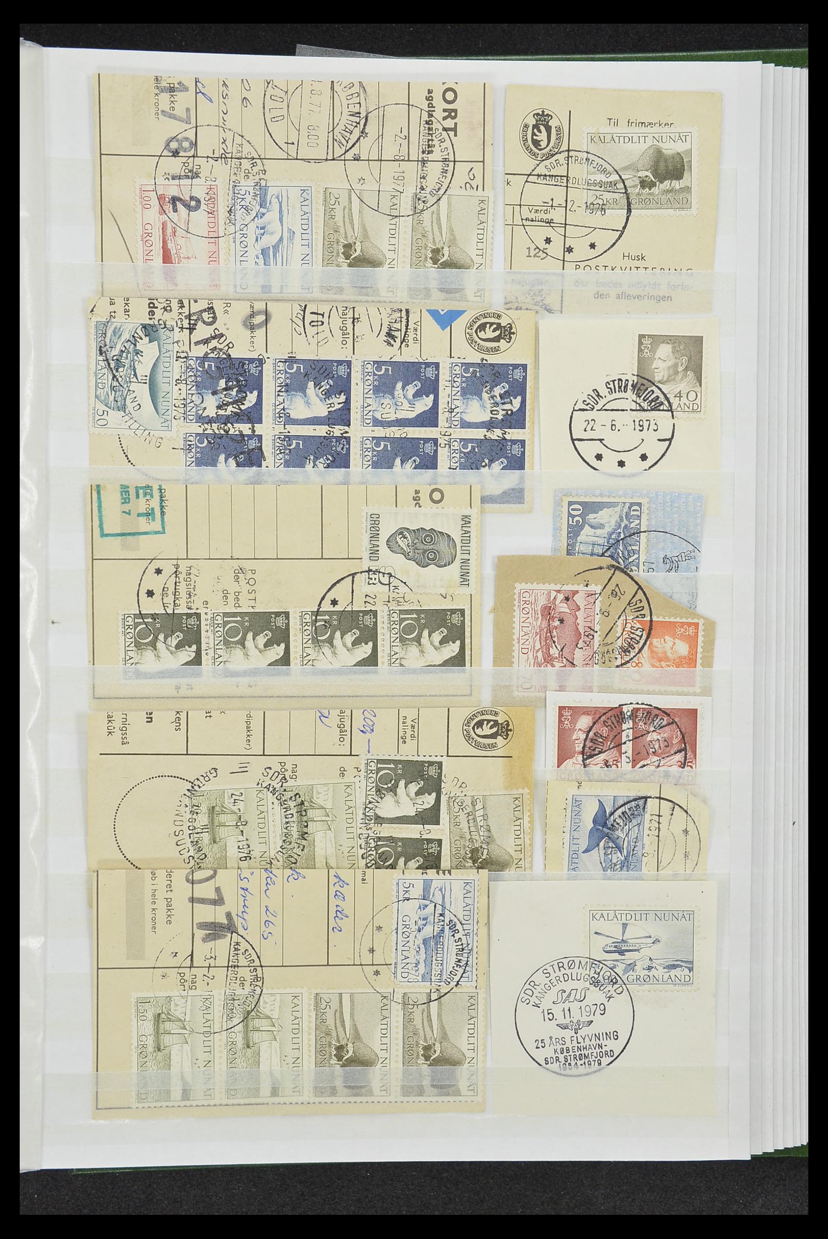 33554 045 - Postzegelverzameling 33554 Groenland stempels 1938-2000.