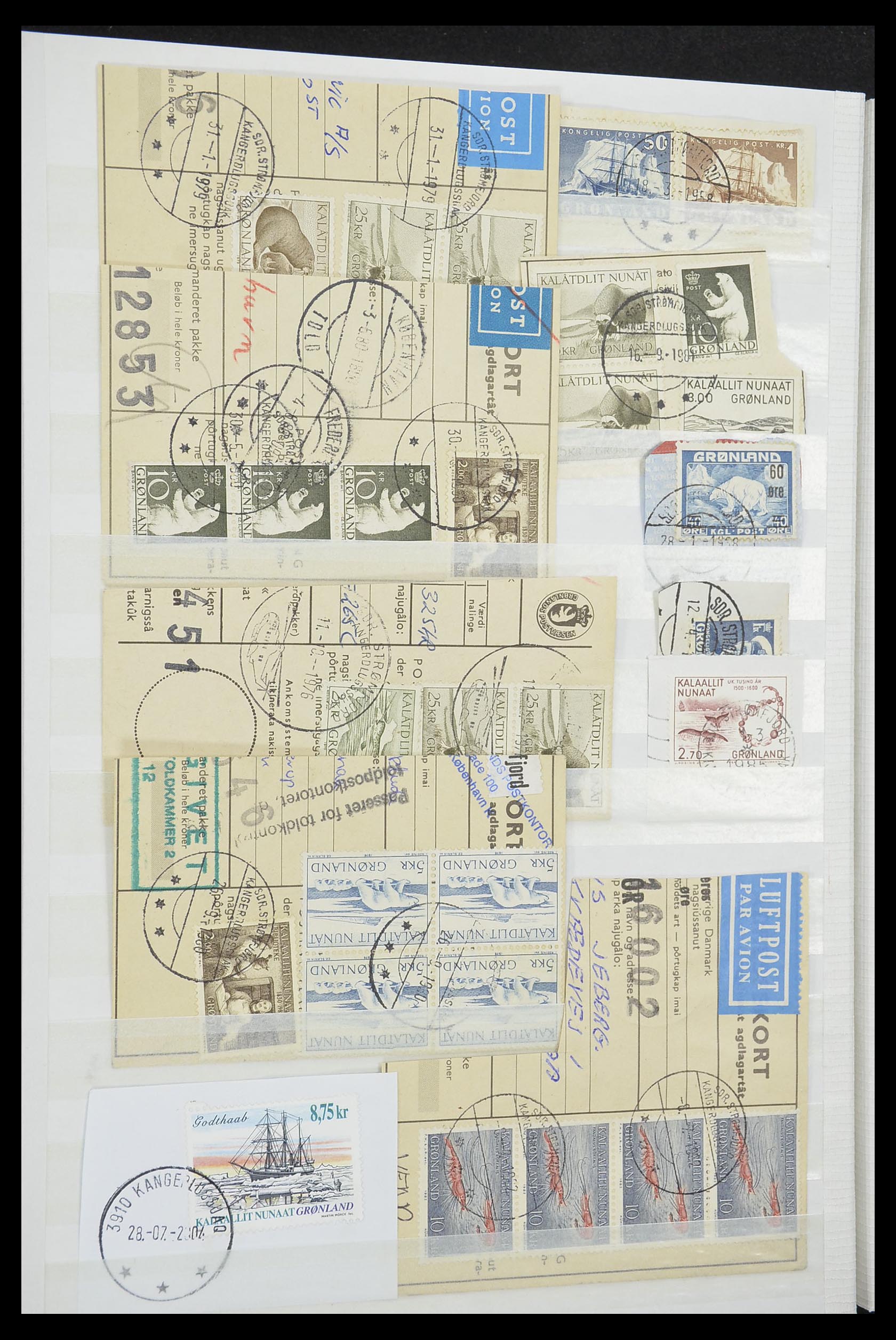 33554 046 - Postzegelverzameling 33554 Groenland stempels 1938-2000.