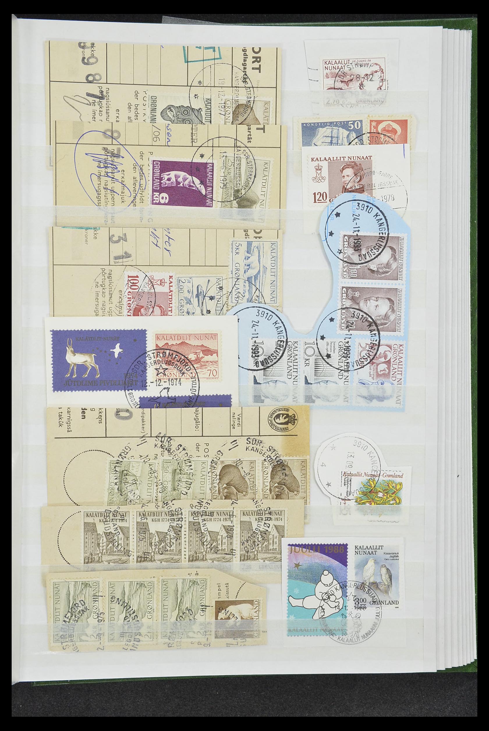 33554 047 - Postzegelverzameling 33554 Groenland stempels 1938-2000.