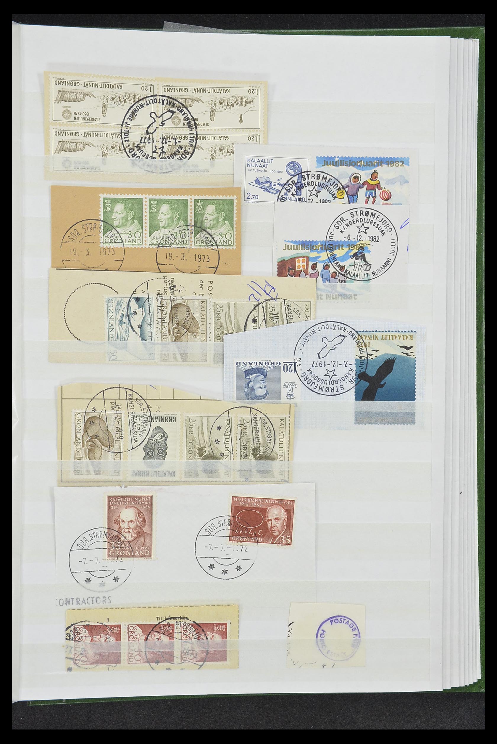 33554 049 - Postzegelverzameling 33554 Groenland stempels 1938-2000.