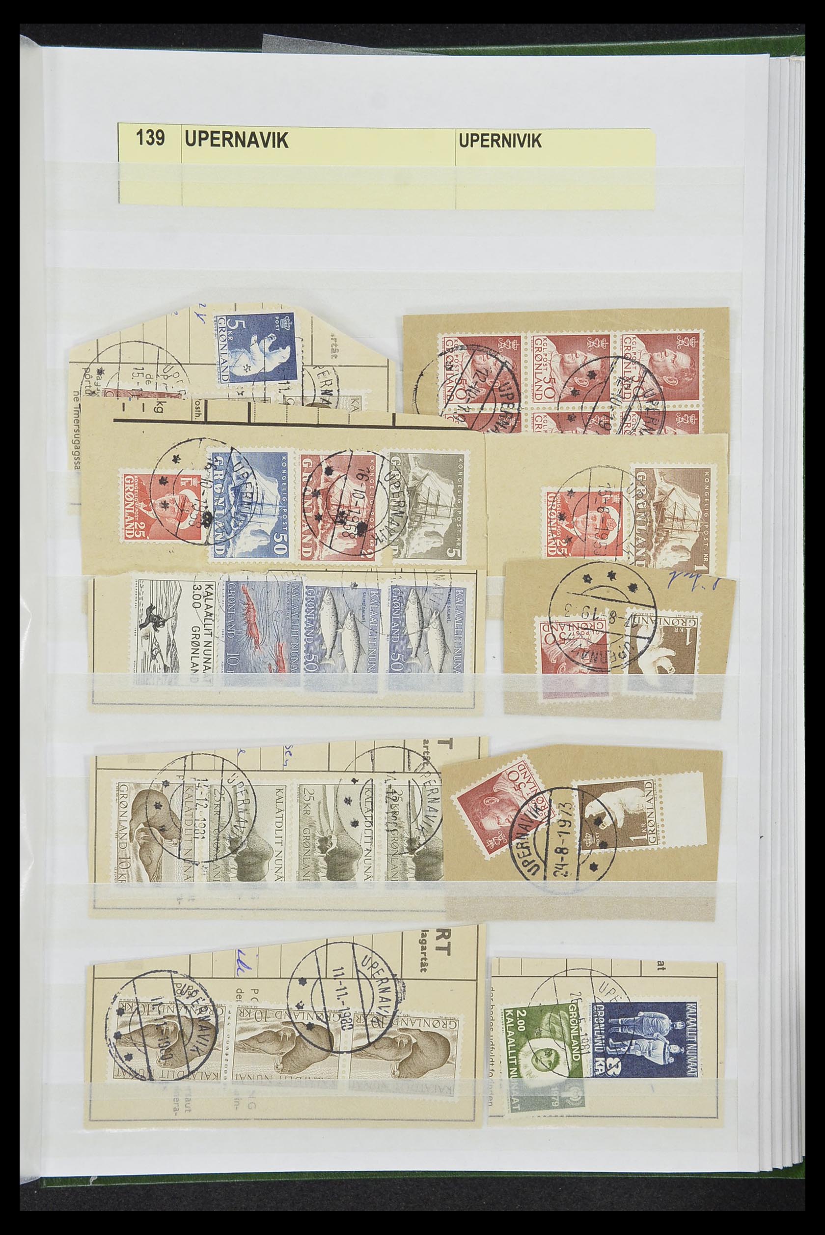 33554 053 - Postzegelverzameling 33554 Groenland stempels 1938-2000.