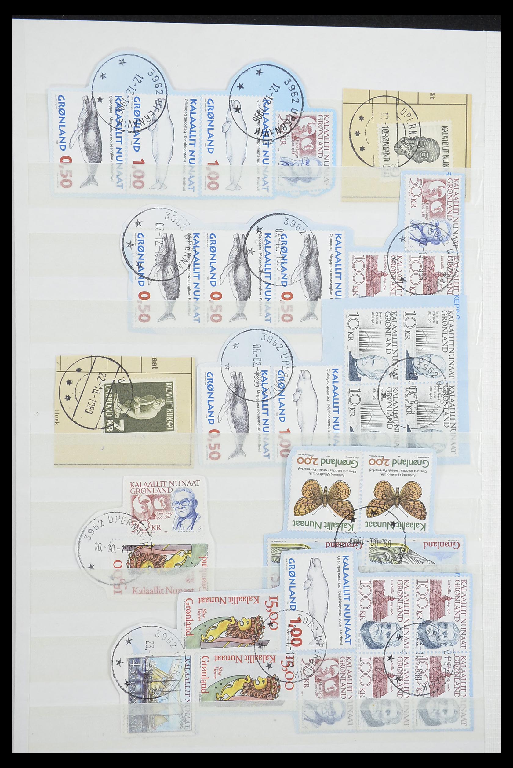 33554 060 - Postzegelverzameling 33554 Groenland stempels 1938-2000.