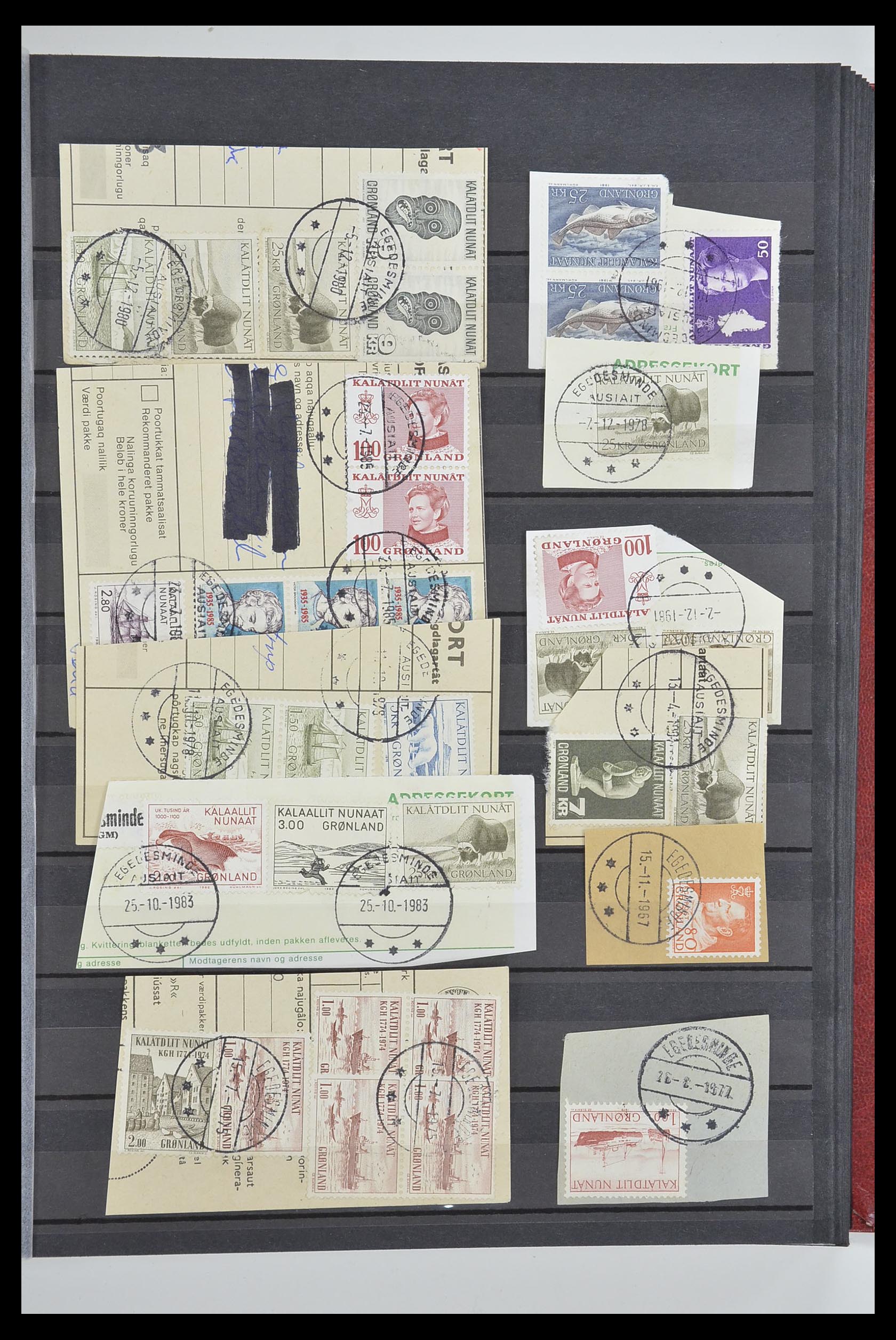 33554 127 - Postzegelverzameling 33554 Groenland stempels 1938-2000.