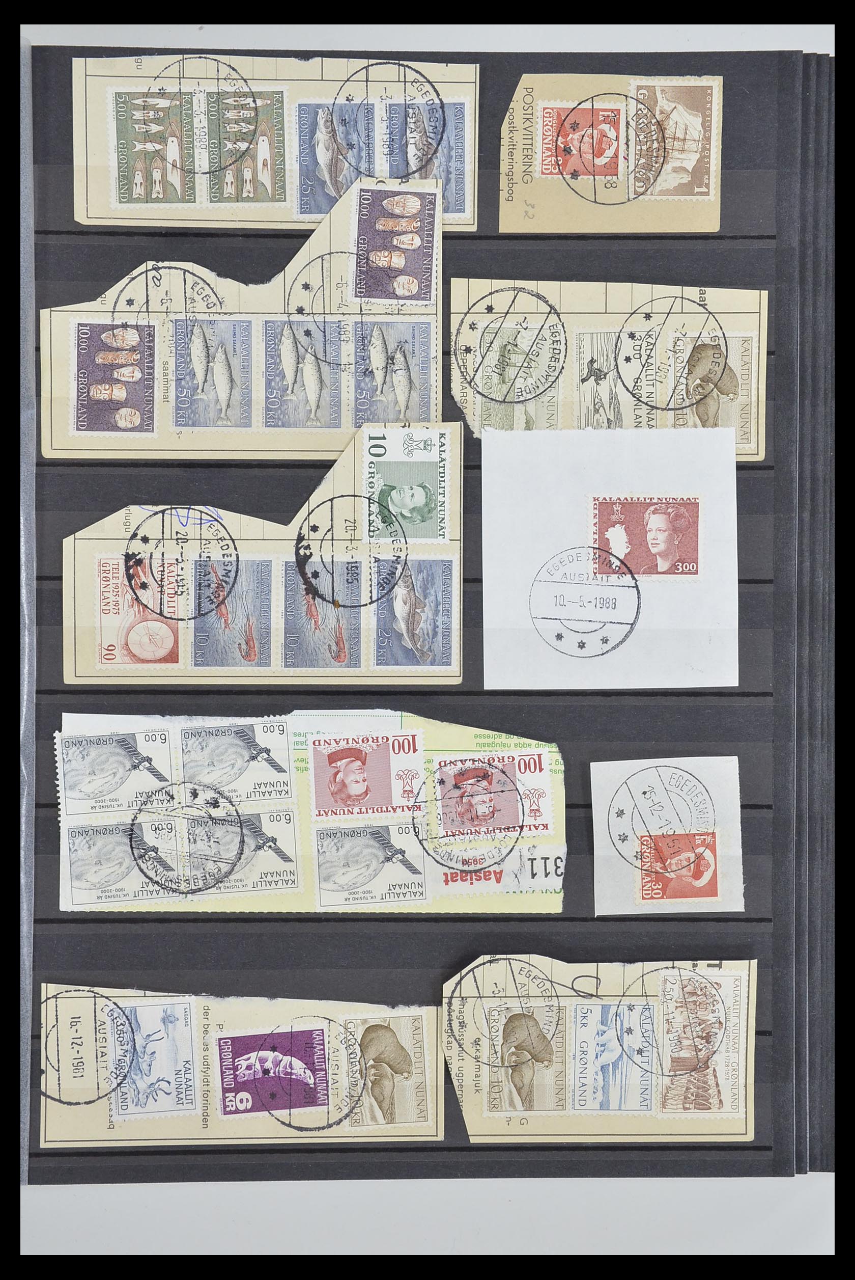 33554 131 - Postzegelverzameling 33554 Groenland stempels 1938-2000.