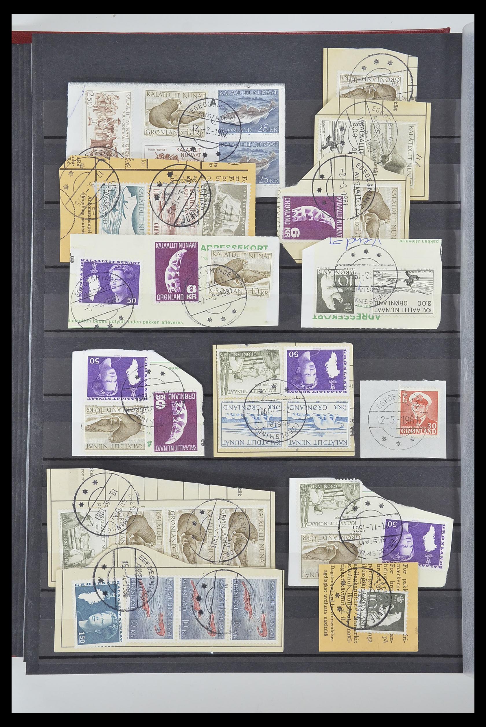 33554 138 - Postzegelverzameling 33554 Groenland stempels 1938-2000.