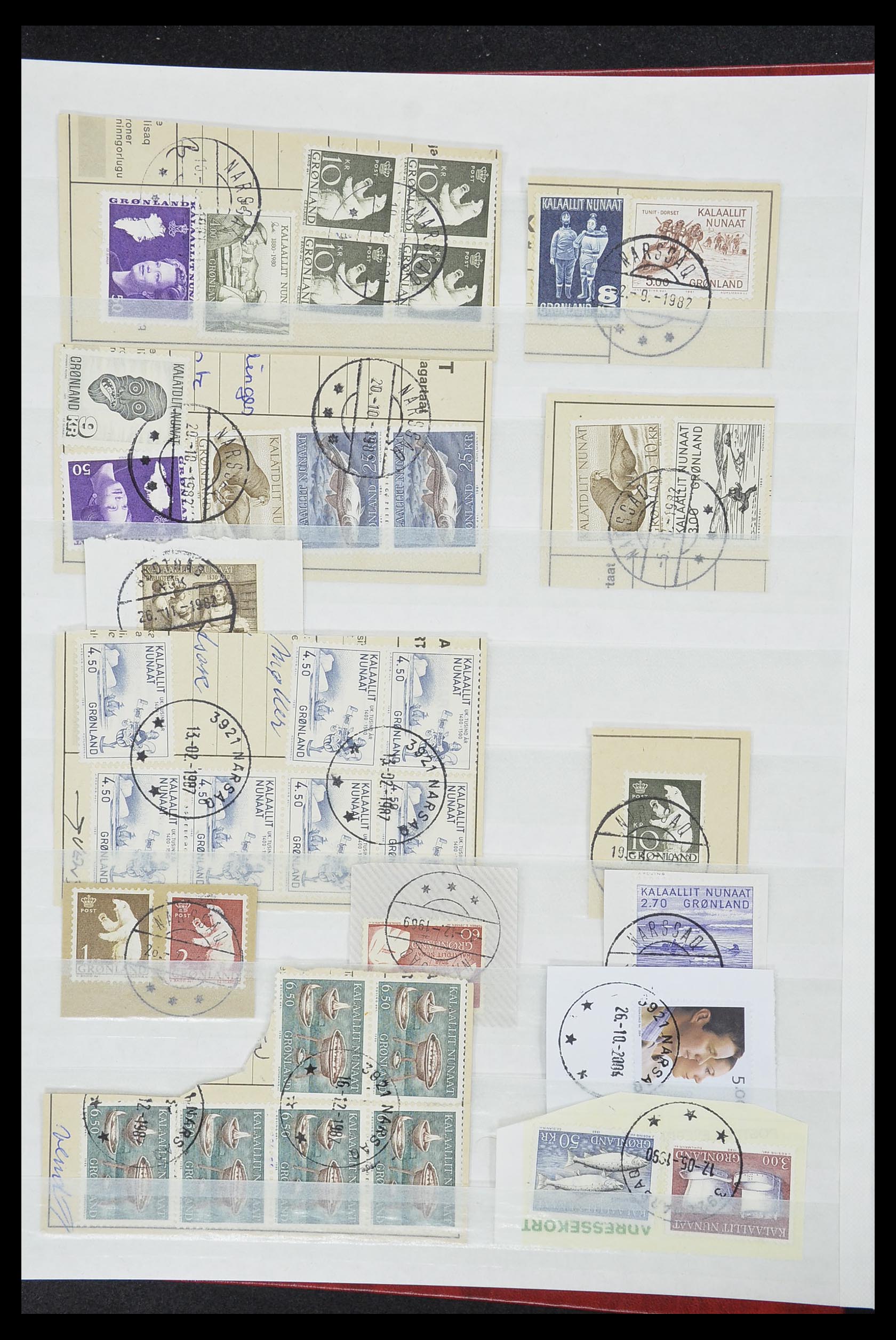 33554 268 - Postzegelverzameling 33554 Groenland stempels 1938-2000.