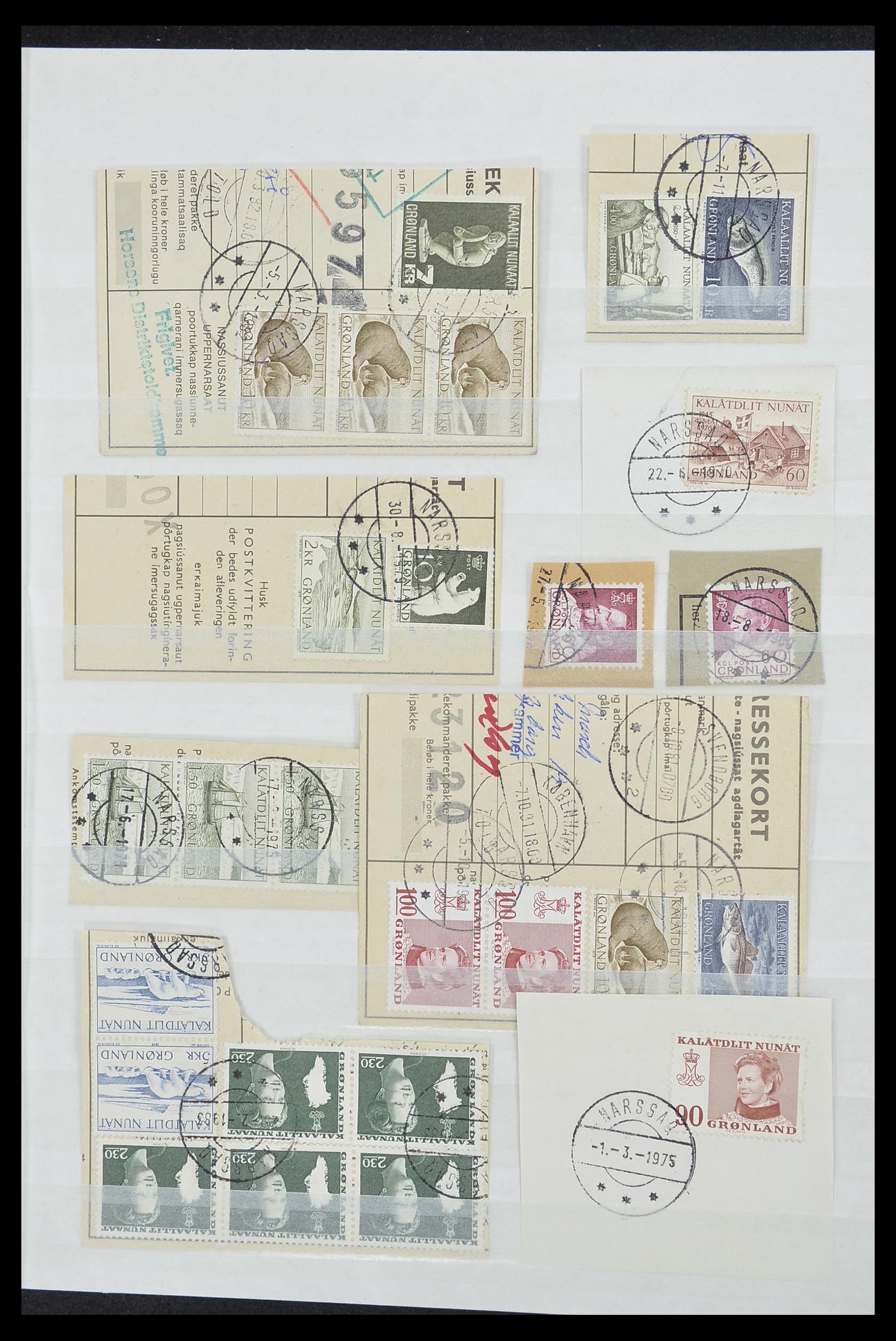 33554 273 - Postzegelverzameling 33554 Groenland stempels 1938-2000.