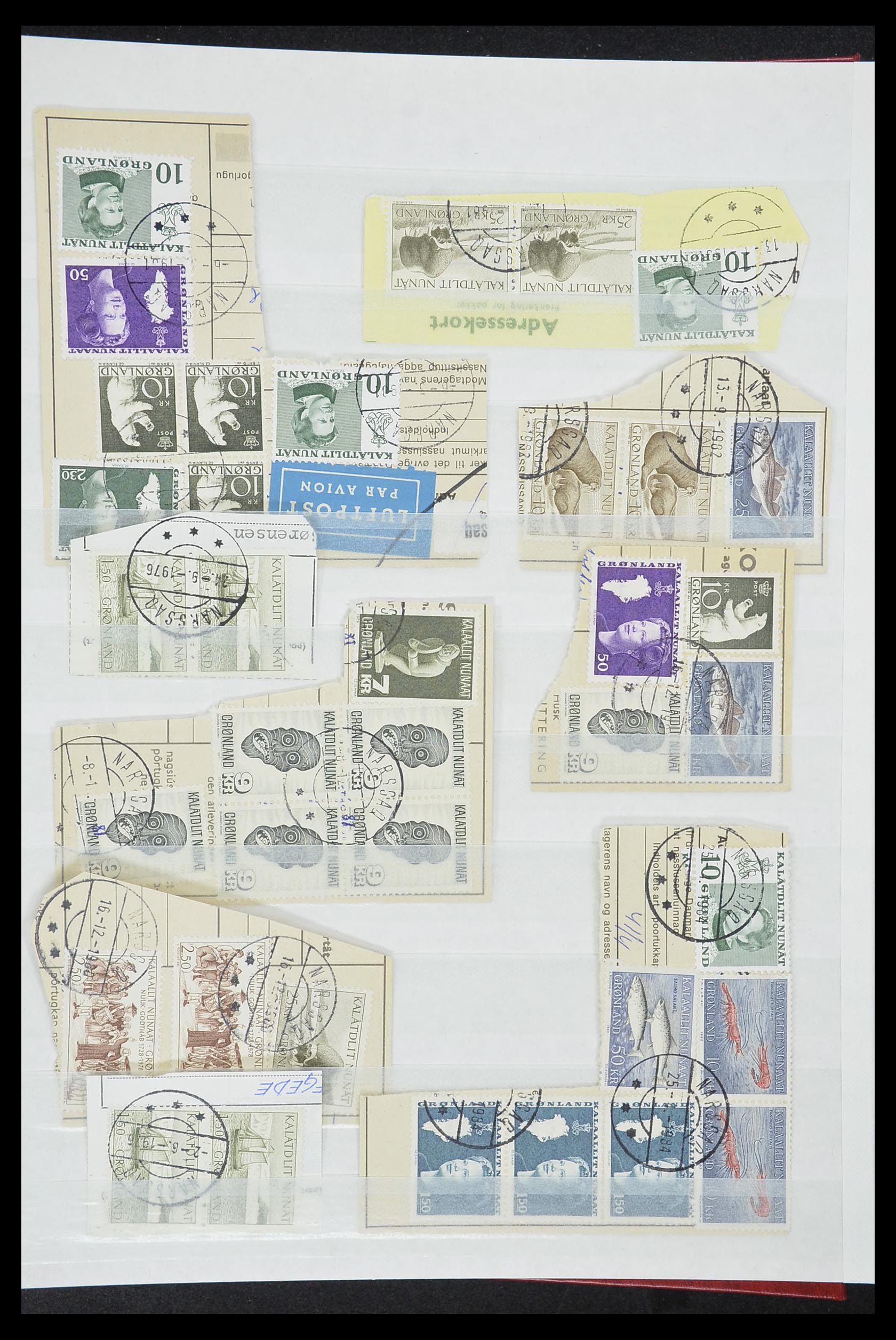33554 276 - Postzegelverzameling 33554 Groenland stempels 1938-2000.