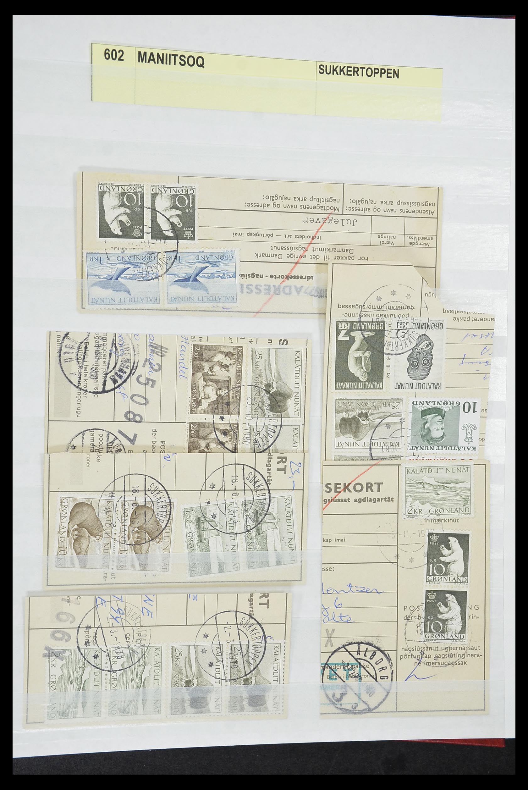 33554 278 - Postzegelverzameling 33554 Groenland stempels 1938-2000.