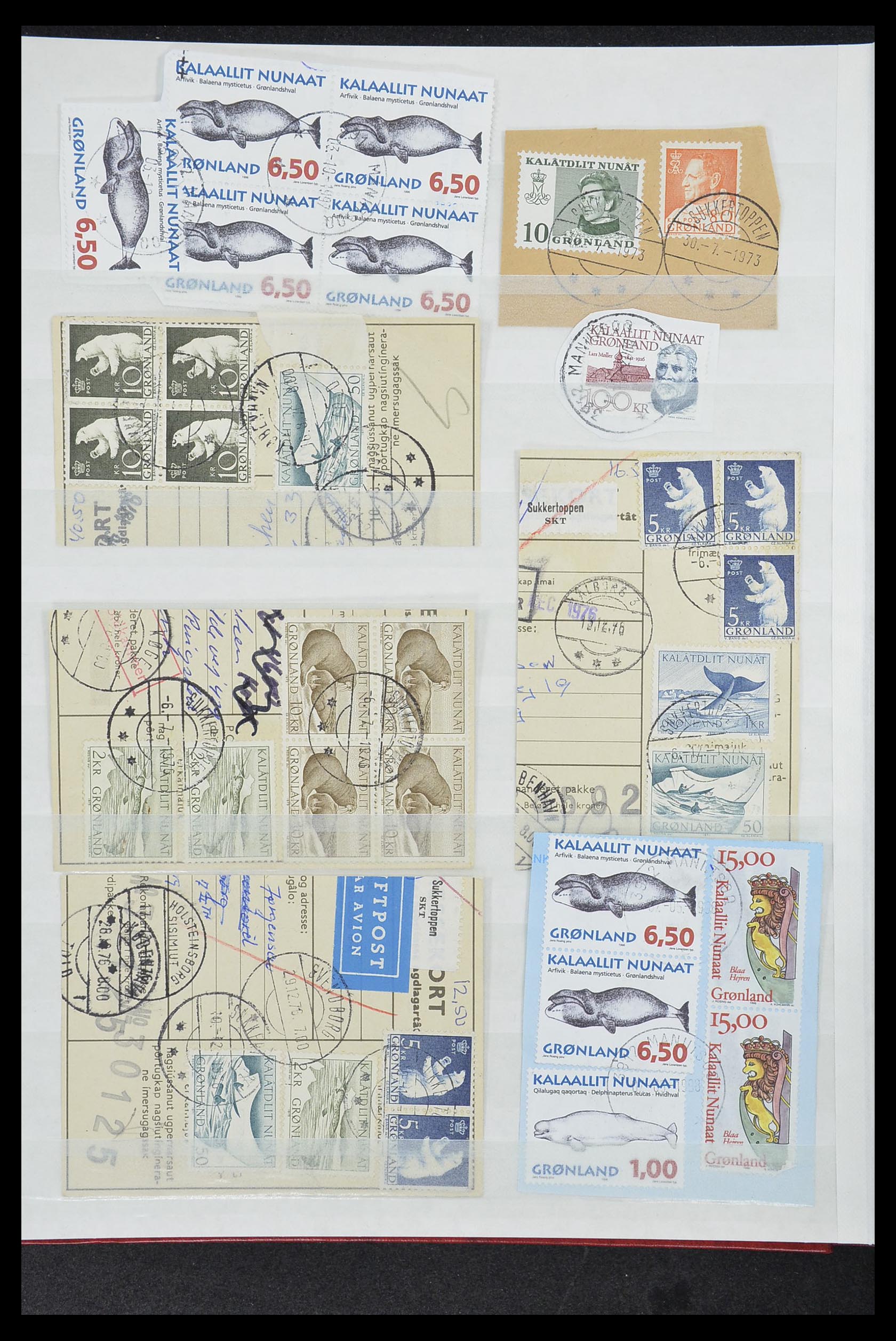 33554 288 - Postzegelverzameling 33554 Groenland stempels 1938-2000.