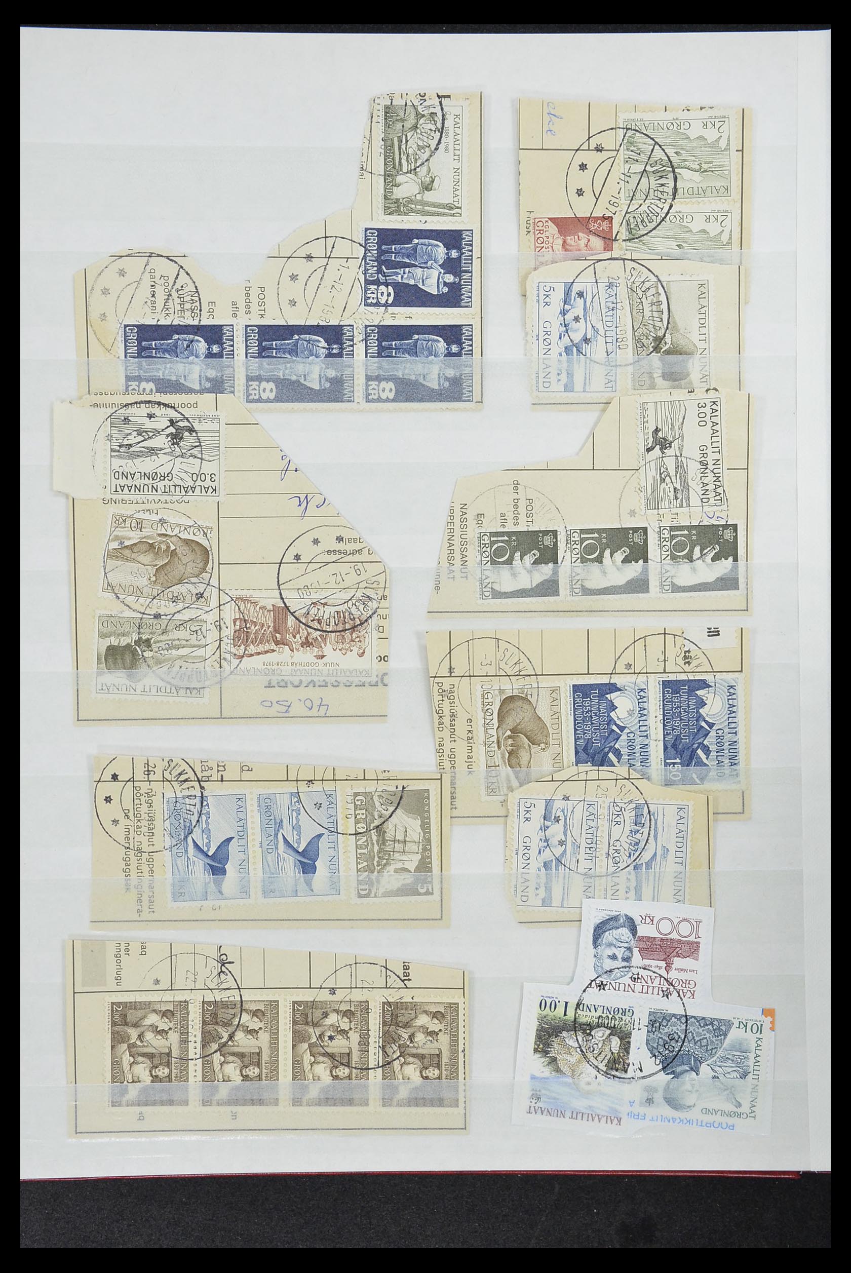 33554 292 - Postzegelverzameling 33554 Groenland stempels 1938-2000.