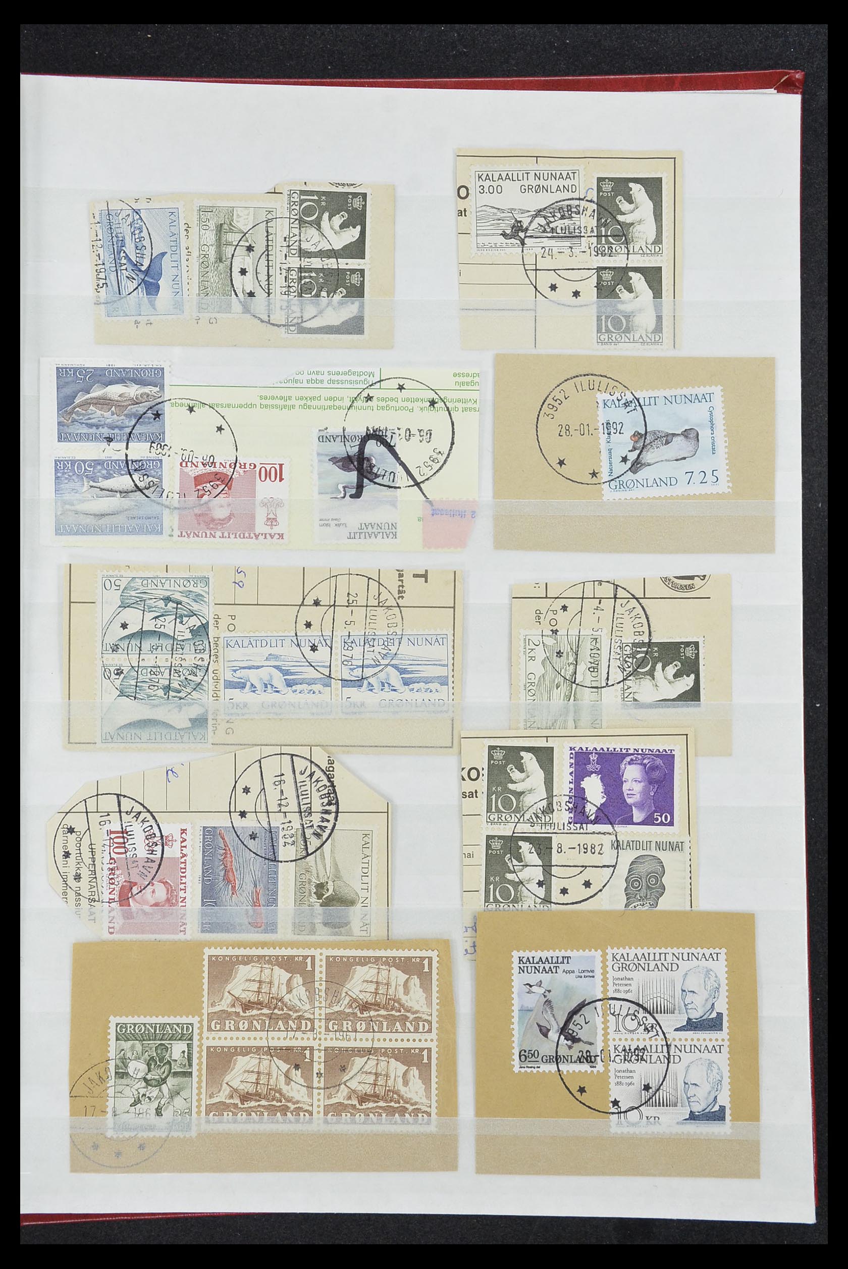 33554 297 - Postzegelverzameling 33554 Groenland stempels 1938-2000.