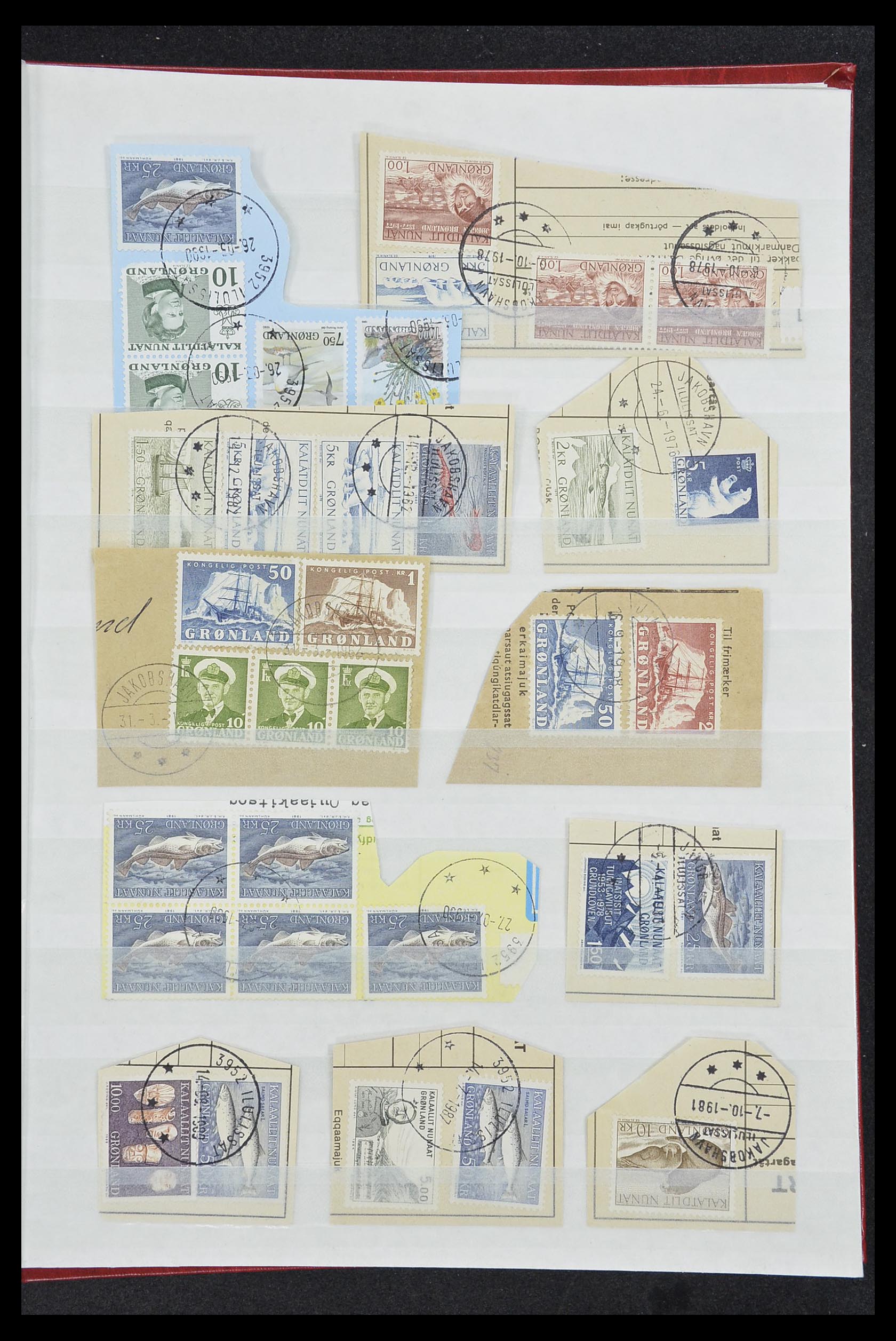 33554 299 - Postzegelverzameling 33554 Groenland stempels 1938-2000.