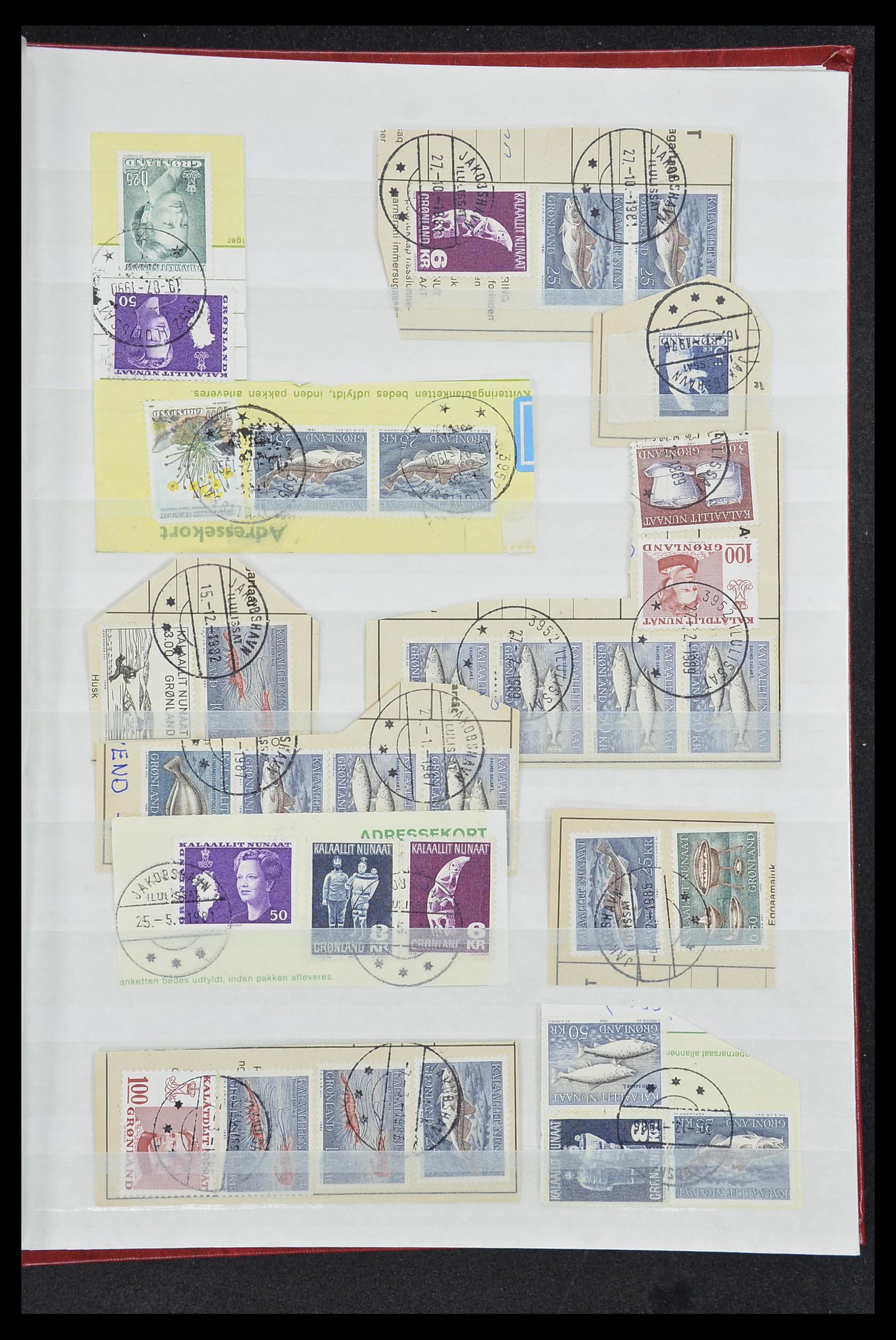 33554 301 - Postzegelverzameling 33554 Groenland stempels 1938-2000.