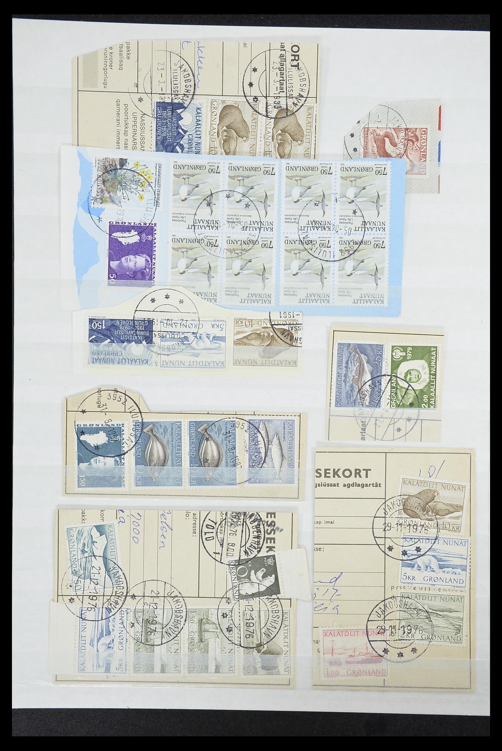 33554 304 - Postzegelverzameling 33554 Groenland stempels 1938-2000.