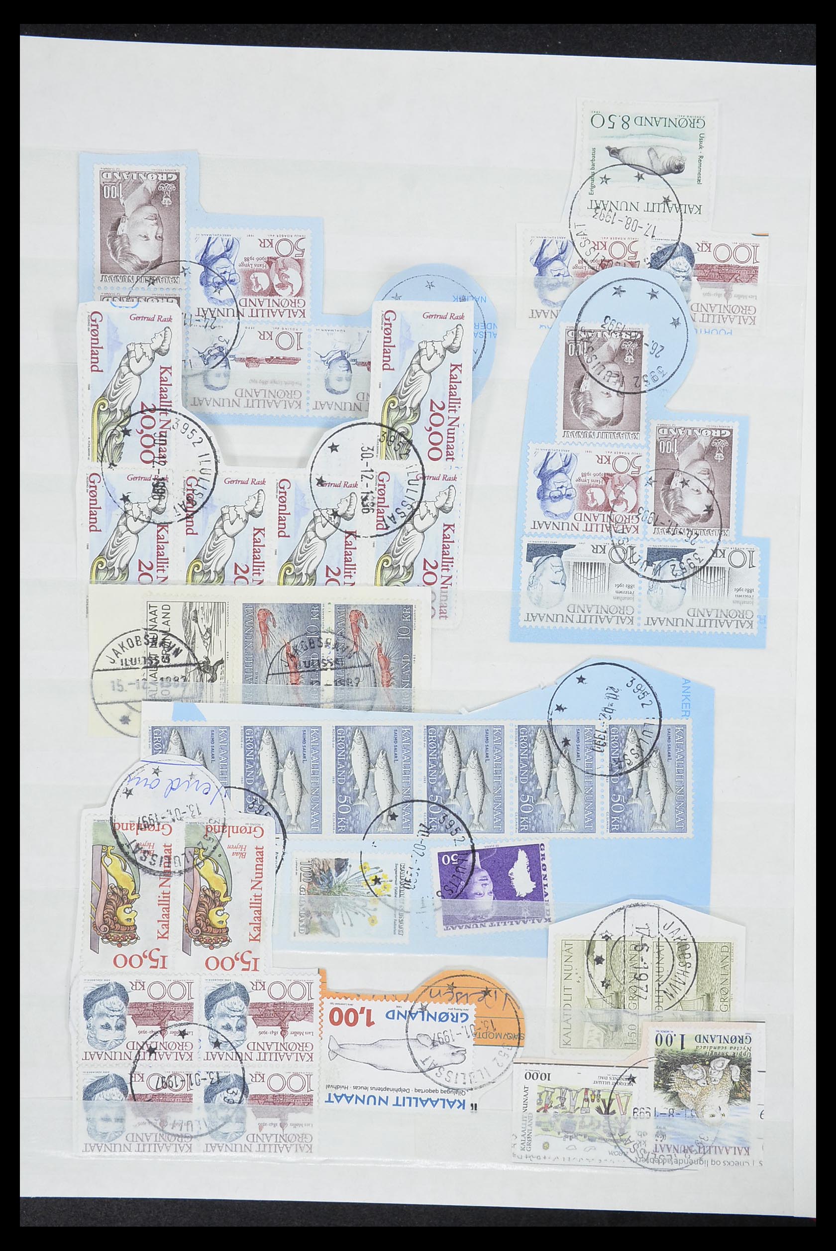 33554 311 - Postzegelverzameling 33554 Groenland stempels 1938-2000.