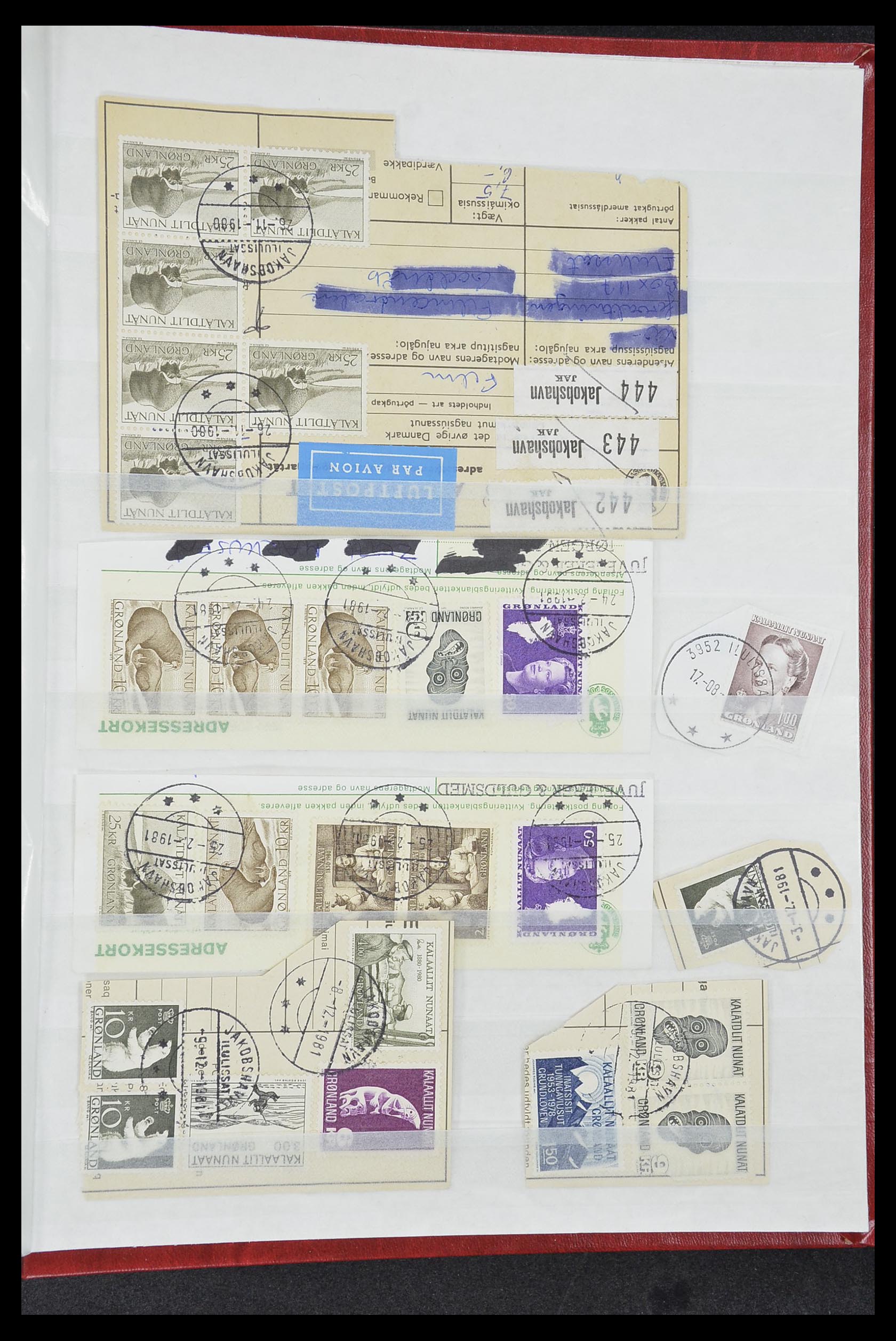 33554 313 - Postzegelverzameling 33554 Groenland stempels 1938-2000.