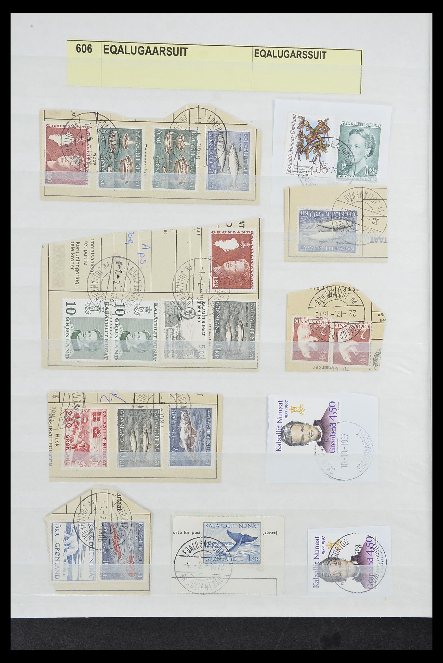 33554 314 - Postzegelverzameling 33554 Groenland stempels 1938-2000.