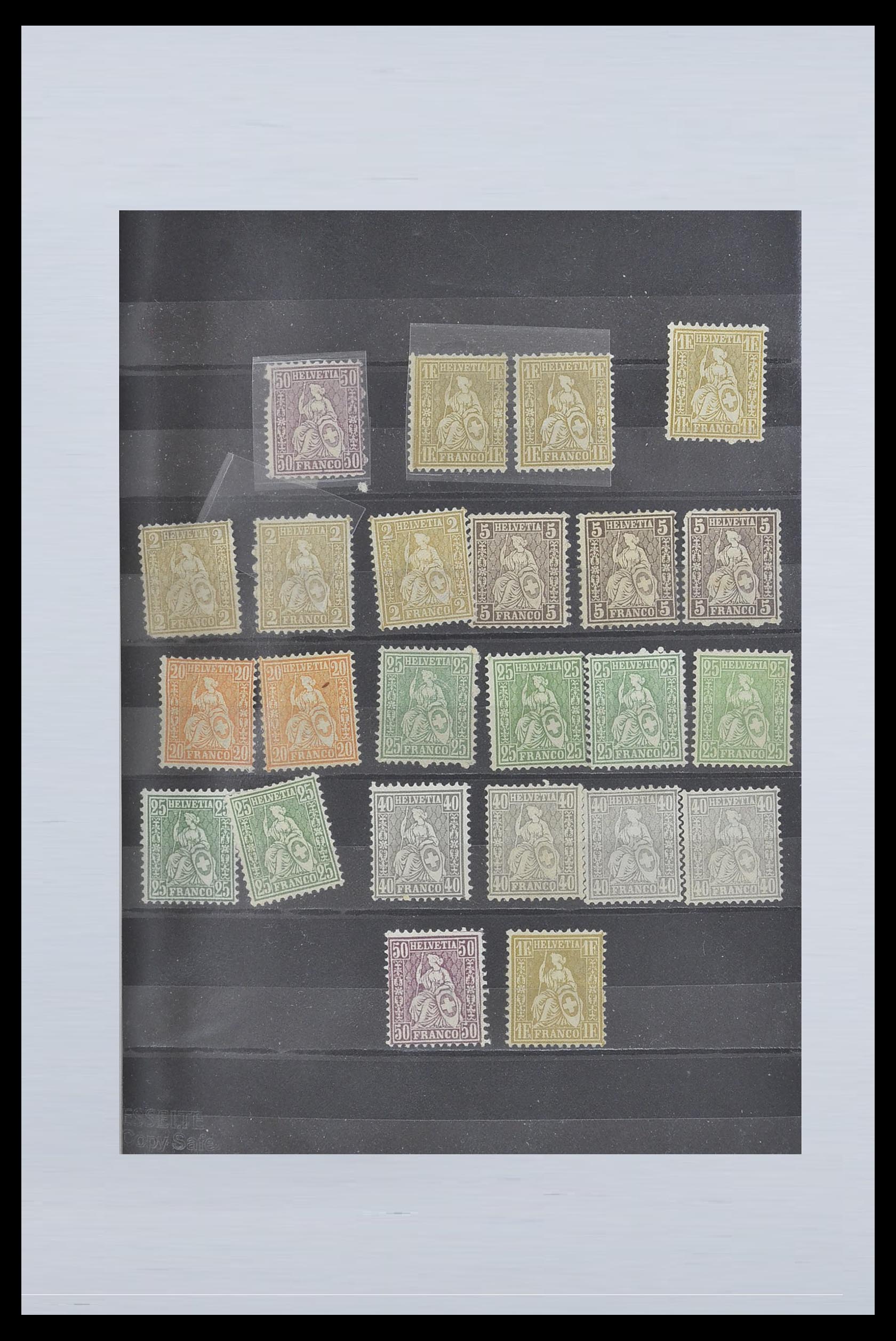 33556 002 - Postzegelverzameling 33556 Zwitserland 1862-2000.