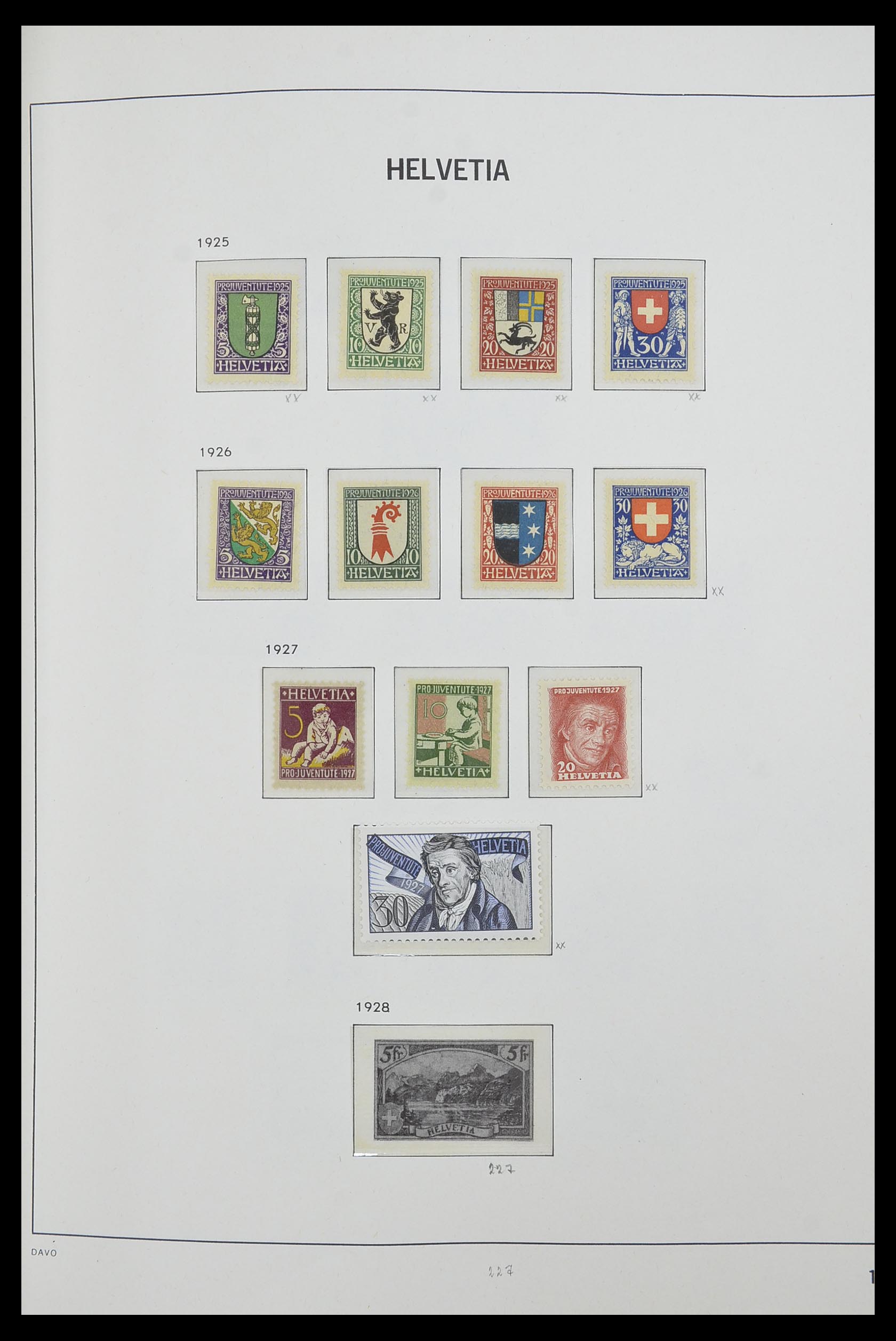 33556 014 - Postzegelverzameling 33556 Zwitserland 1862-2000.