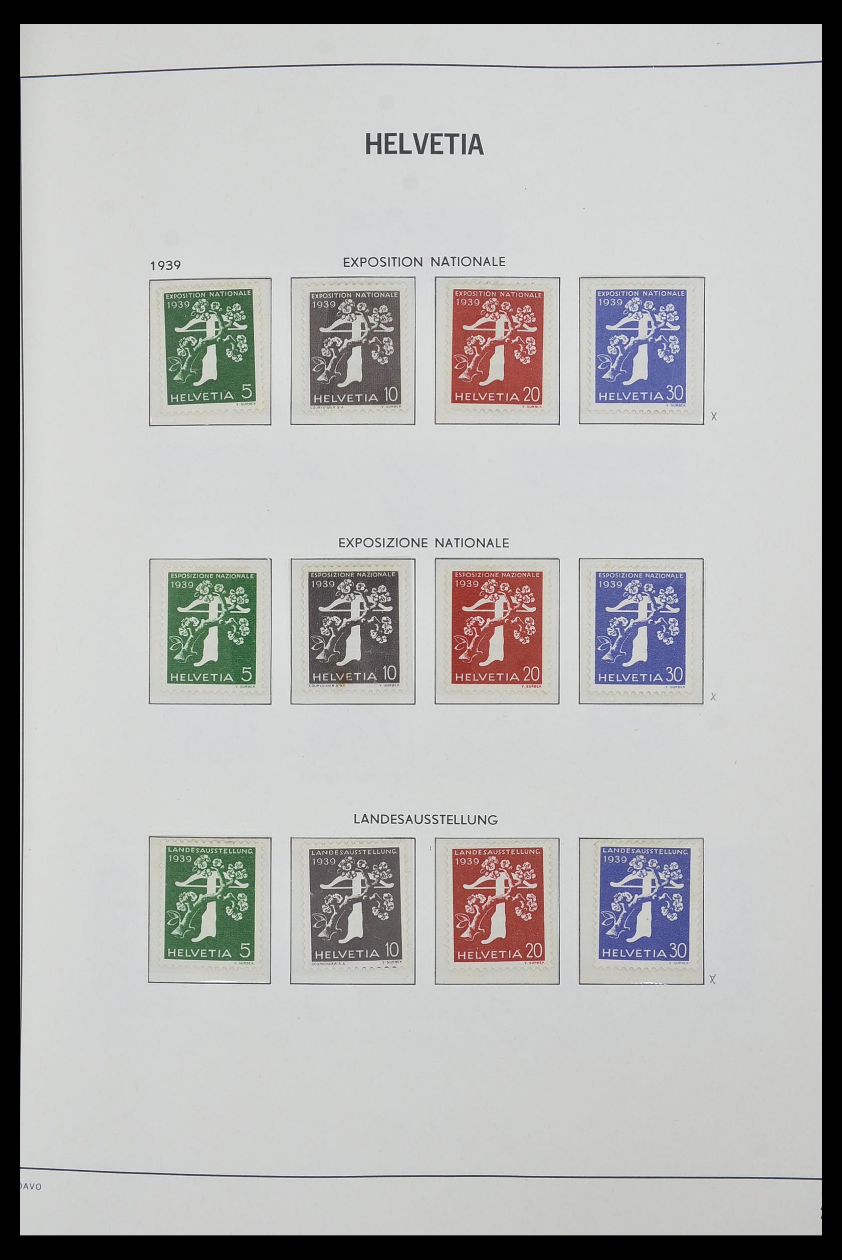33556 022 - Postzegelverzameling 33556 Zwitserland 1862-2000.
