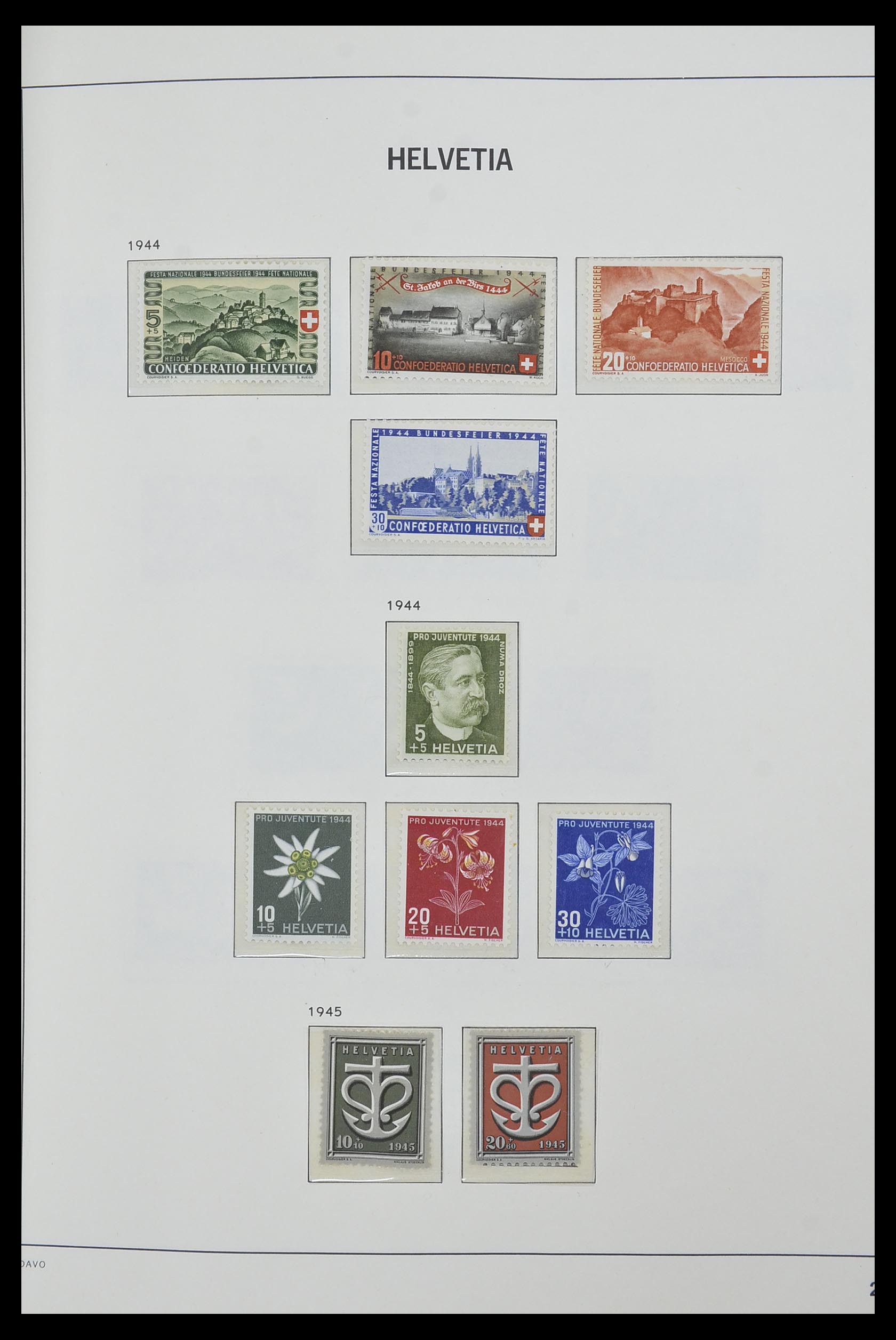 33556 027 - Postzegelverzameling 33556 Zwitserland 1862-2000.