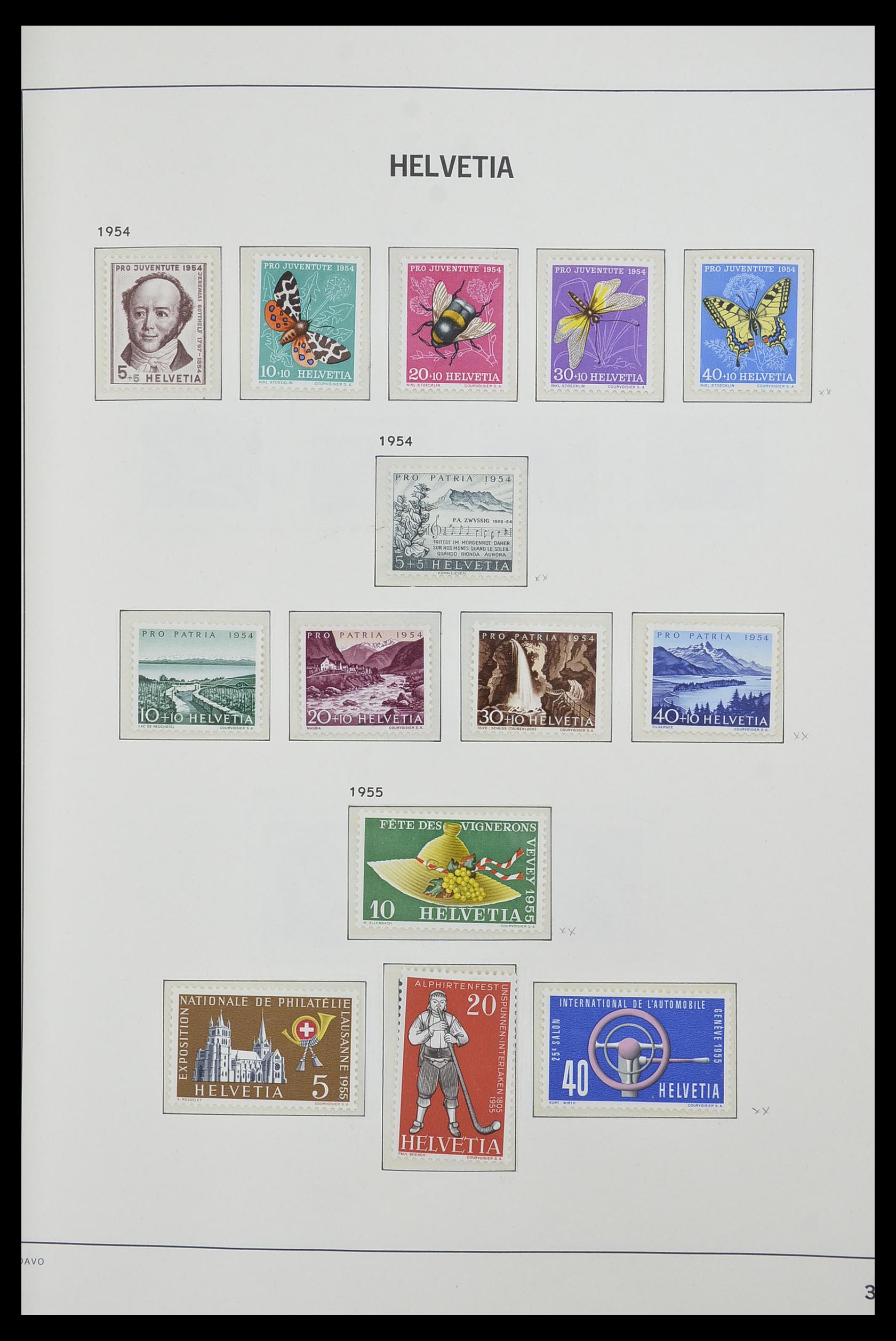33556 039 - Postzegelverzameling 33556 Zwitserland 1862-2000.