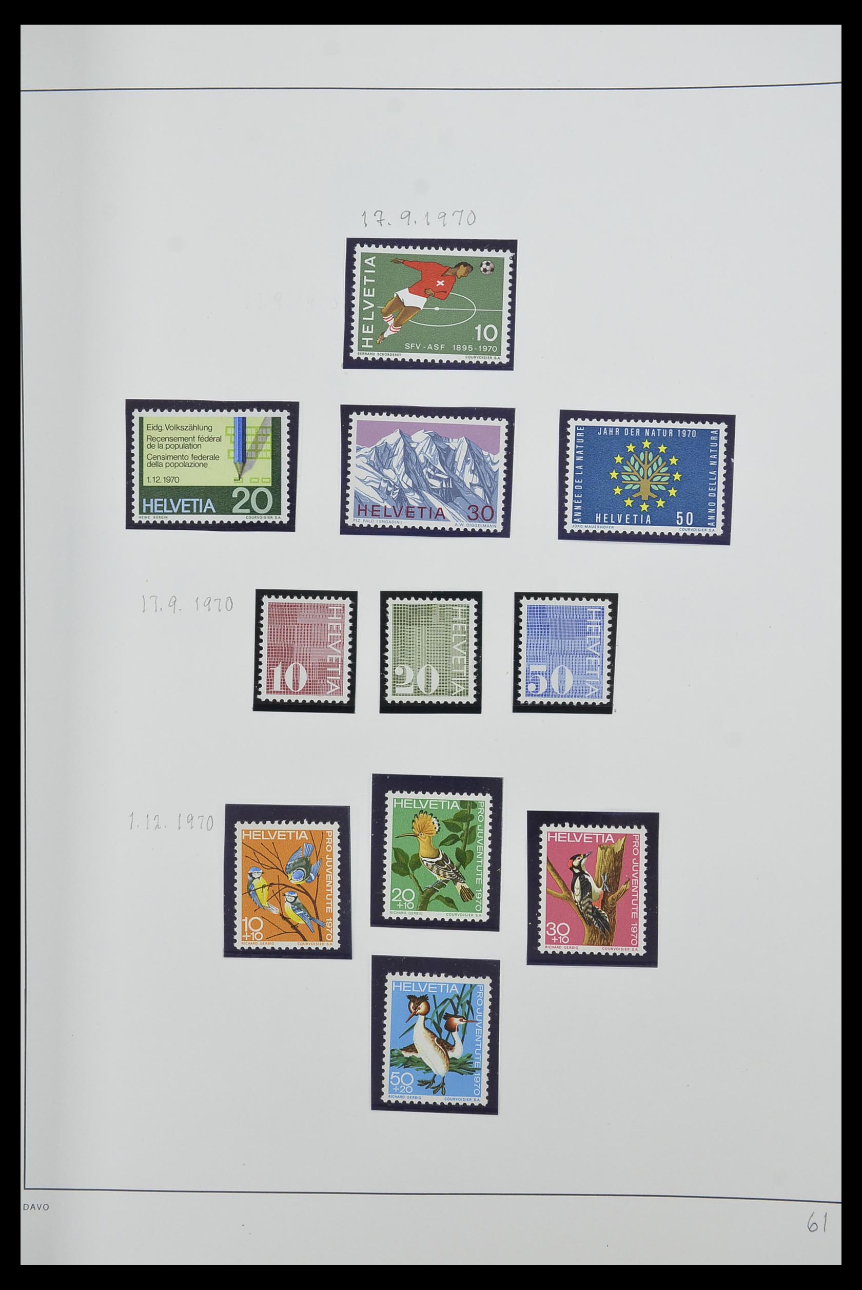 33556 061 - Stamp collection 33556 Switzerland 1862-2000.