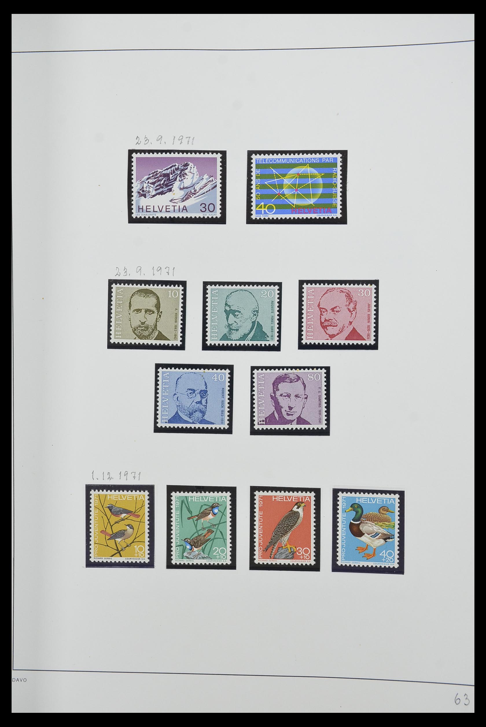 33556 063 - Stamp collection 33556 Switzerland 1862-2000.