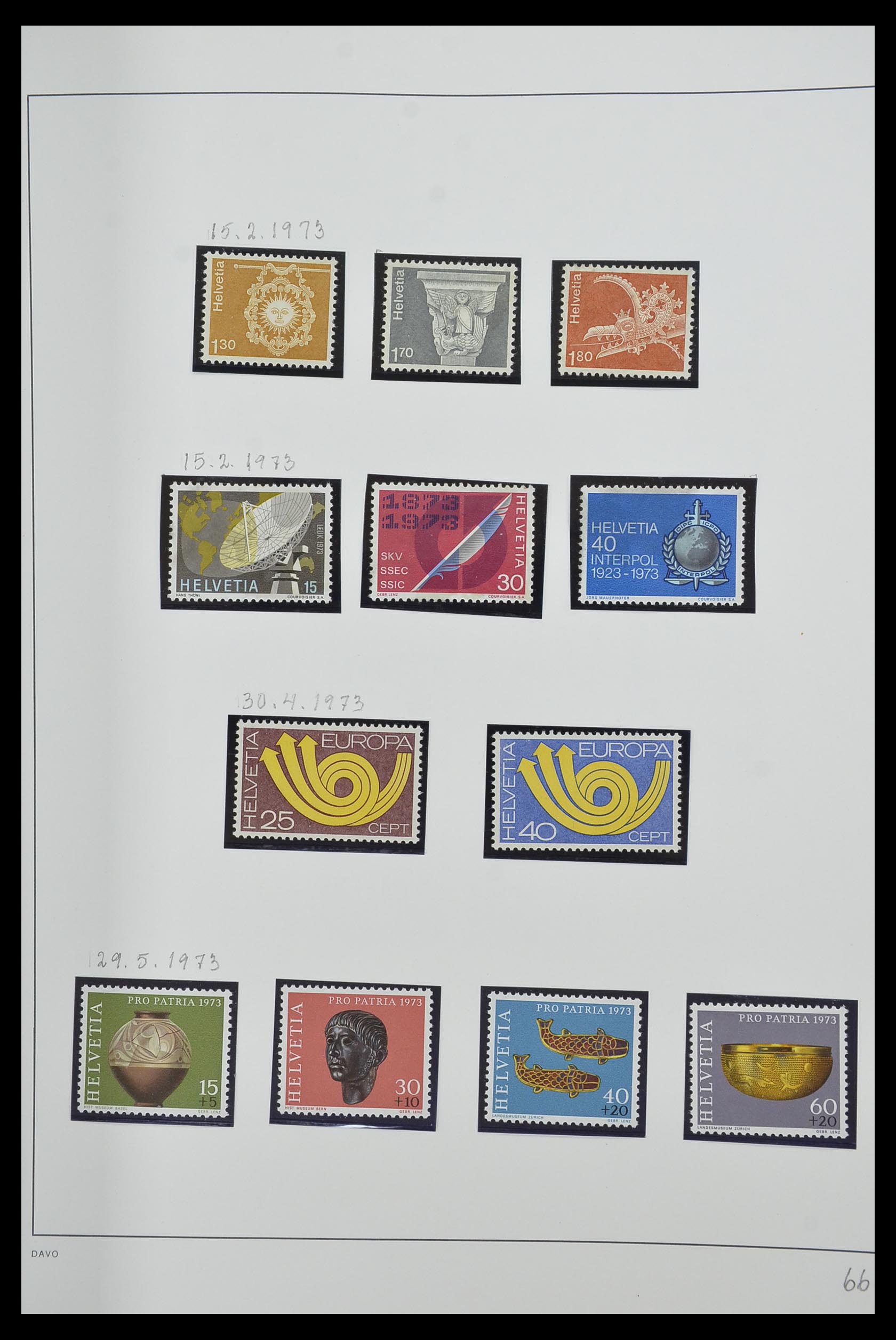 33556 066 - Stamp collection 33556 Switzerland 1862-2000.