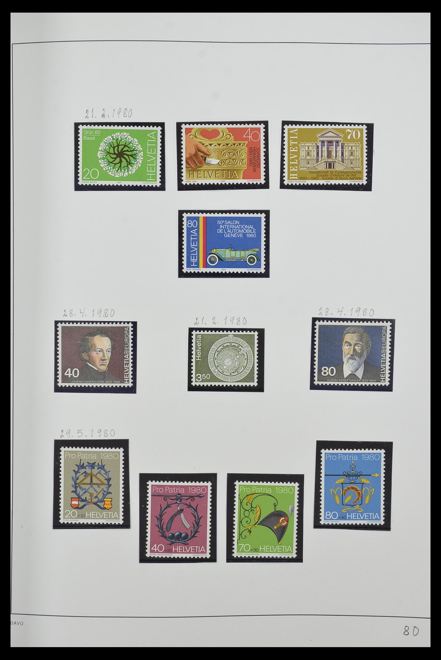 33556 081 - Stamp collection 33556 Switzerland 1862-2000.