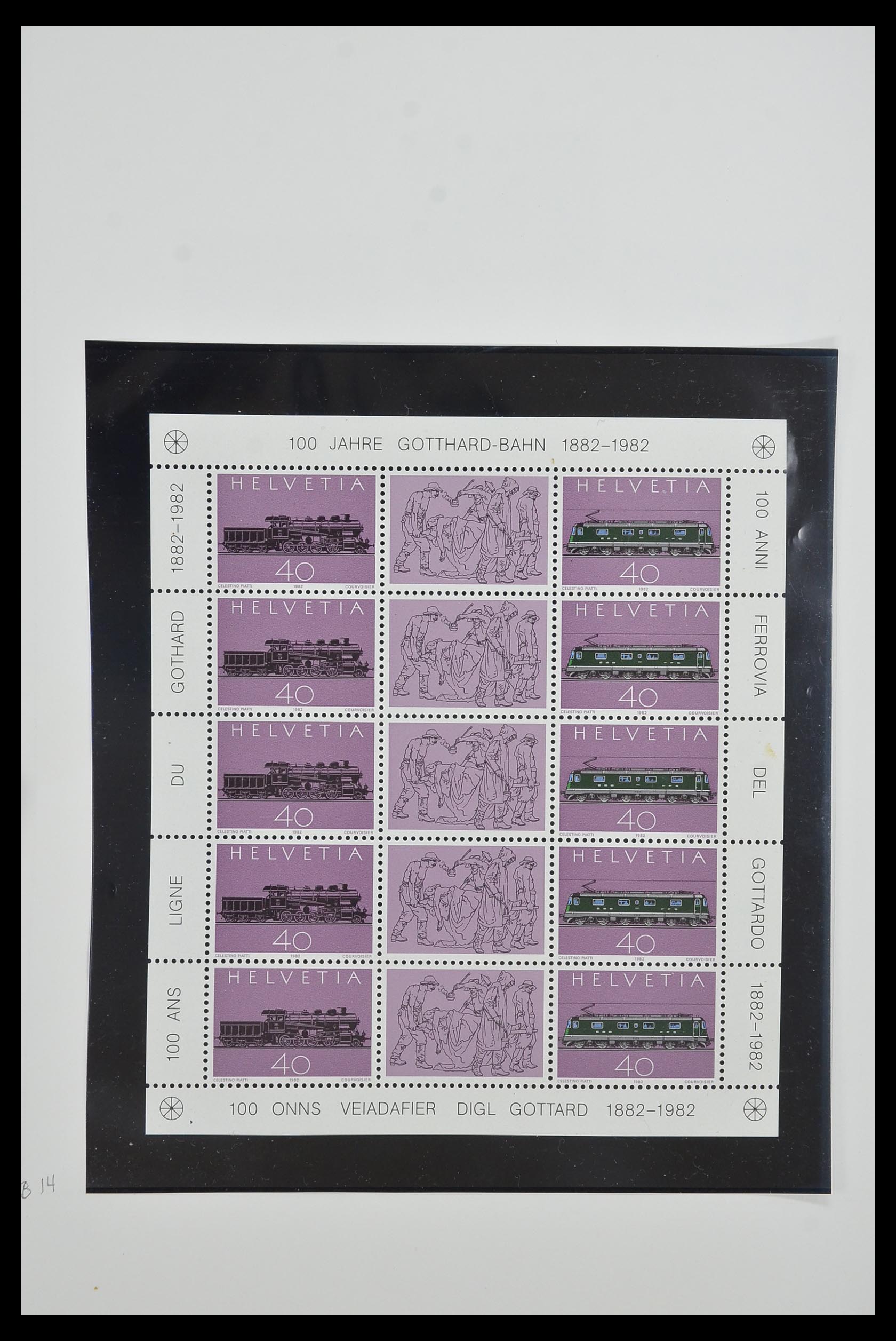 33556 085 - Stamp collection 33556 Switzerland 1862-2000.