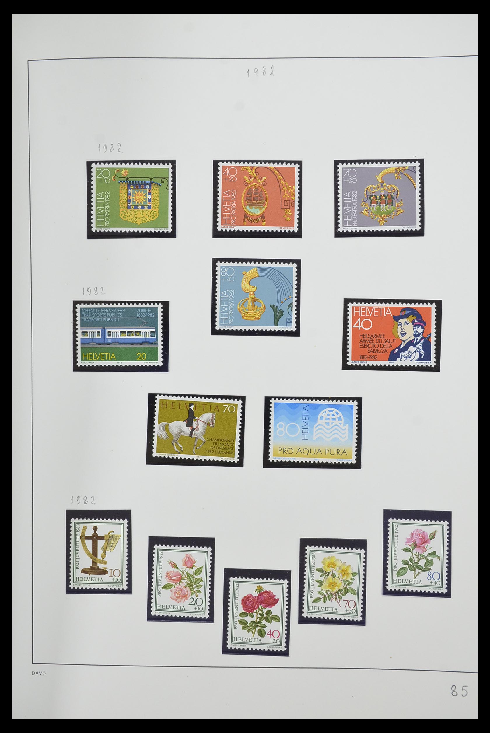 33556 087 - Stamp collection 33556 Switzerland 1862-2000.